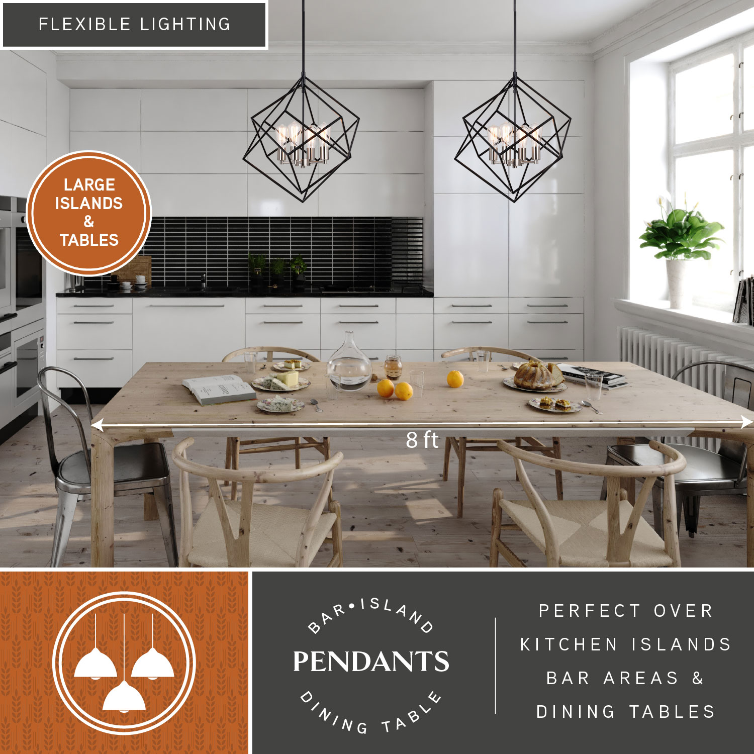 Cascadia P0373 Pendant-Lights - View #2