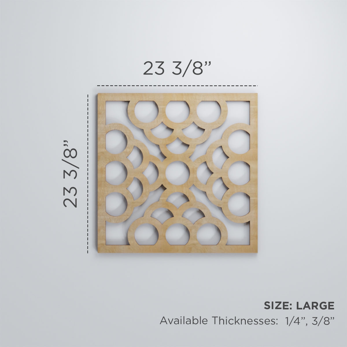 Ekena Millwork WALW24X24X0250GLNHI Wall-Panels - View #3