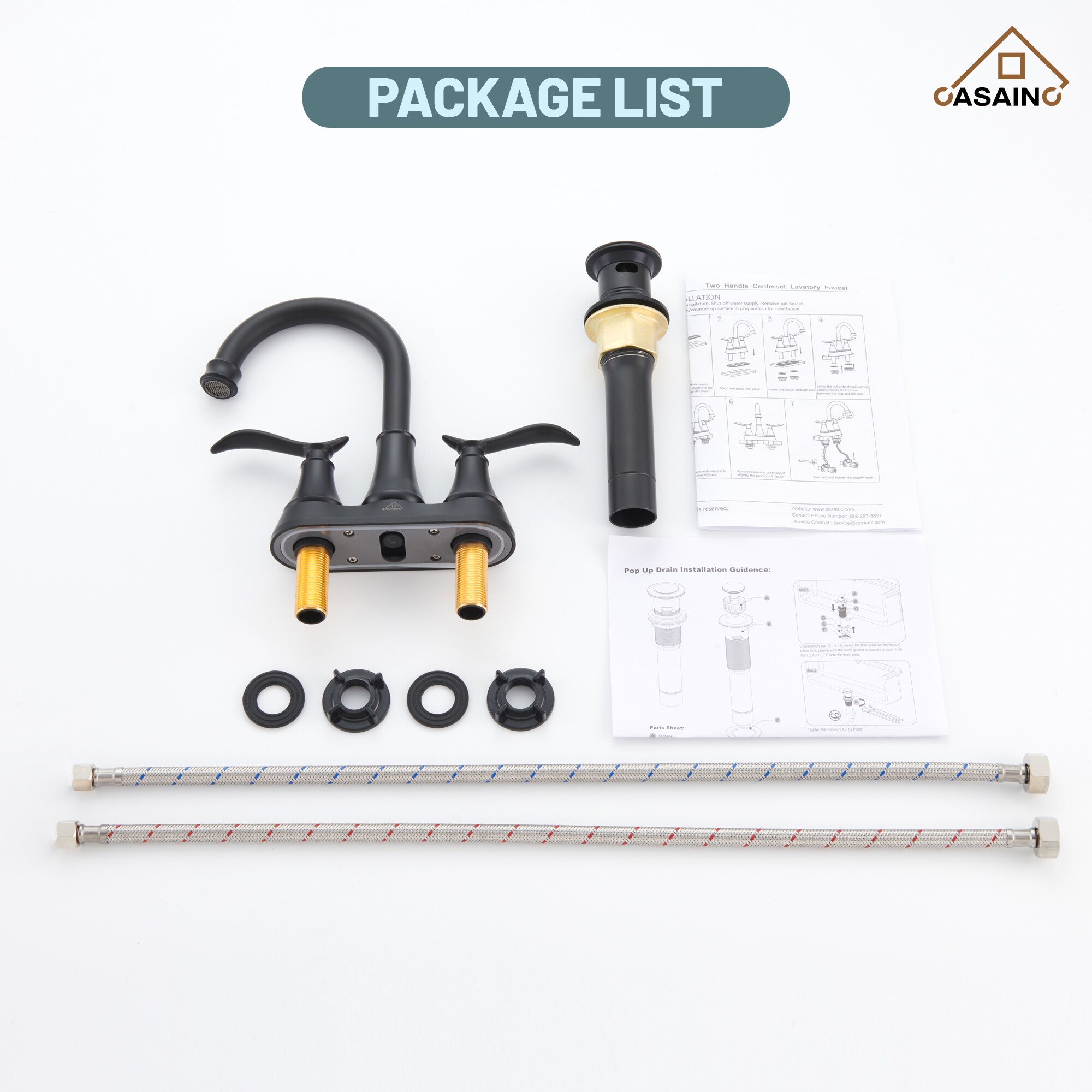 CASAINC CALTC15CP Lavatory-Faucets - View #10