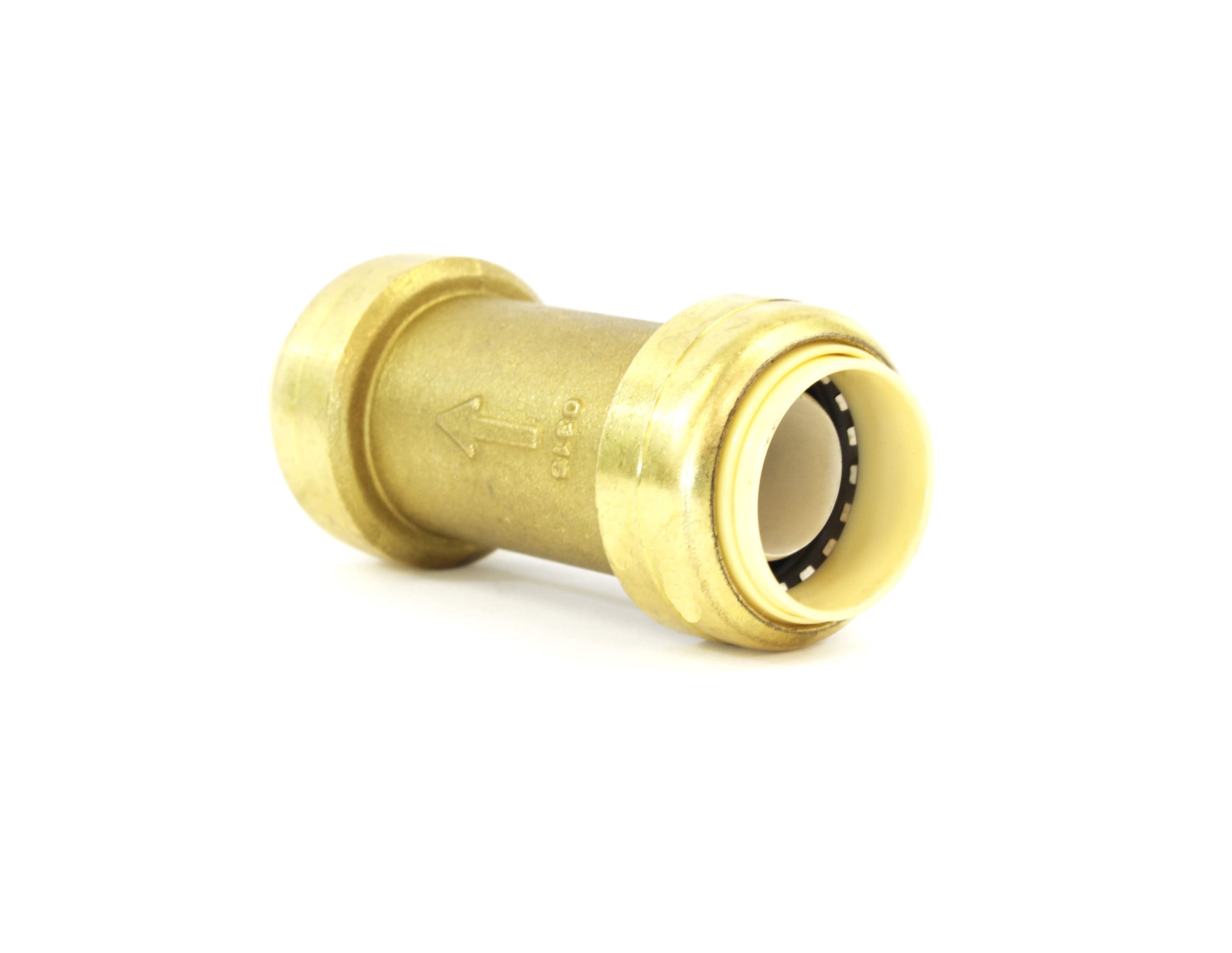 Charman Manufacturing 440253 1/2-in Push-to-connect x Push-to-connect Brass Check valve
