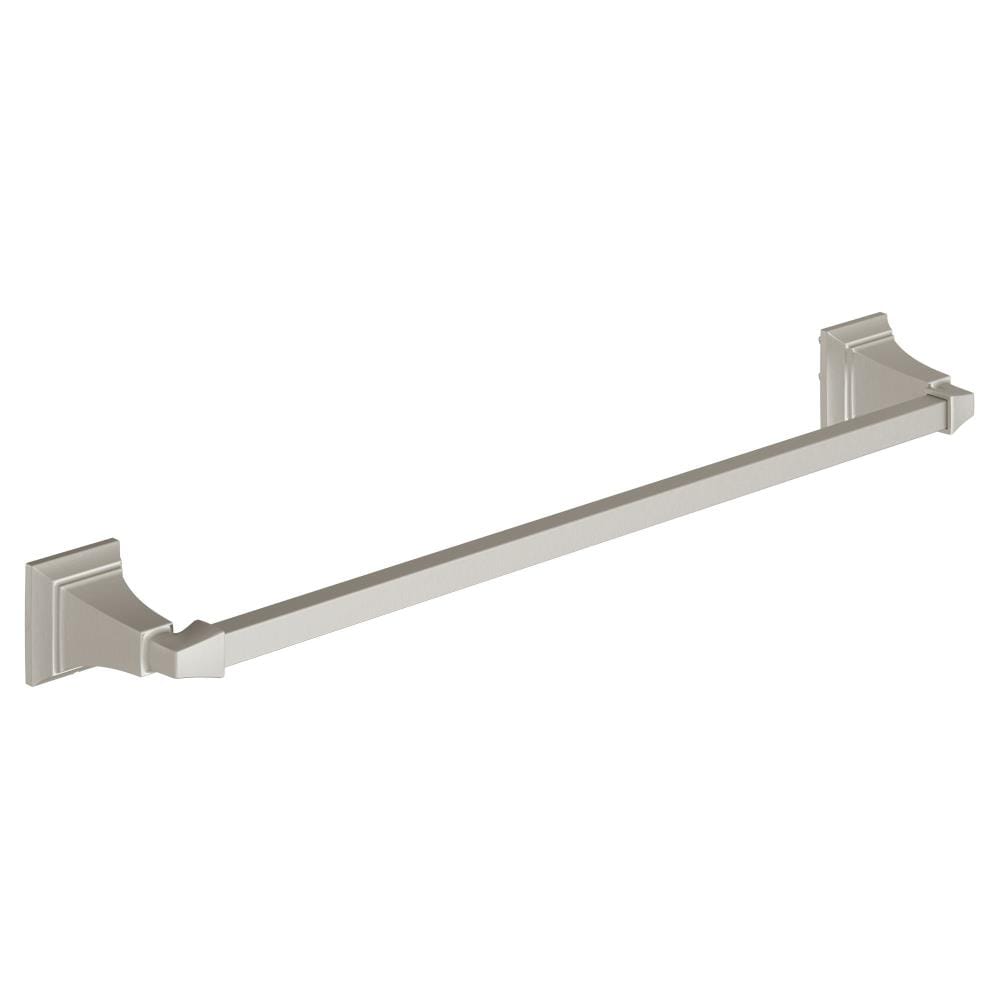American Standard 7455018.295 Town Square S 18-in Brushed Nickel Wall mount Single Towel Bar