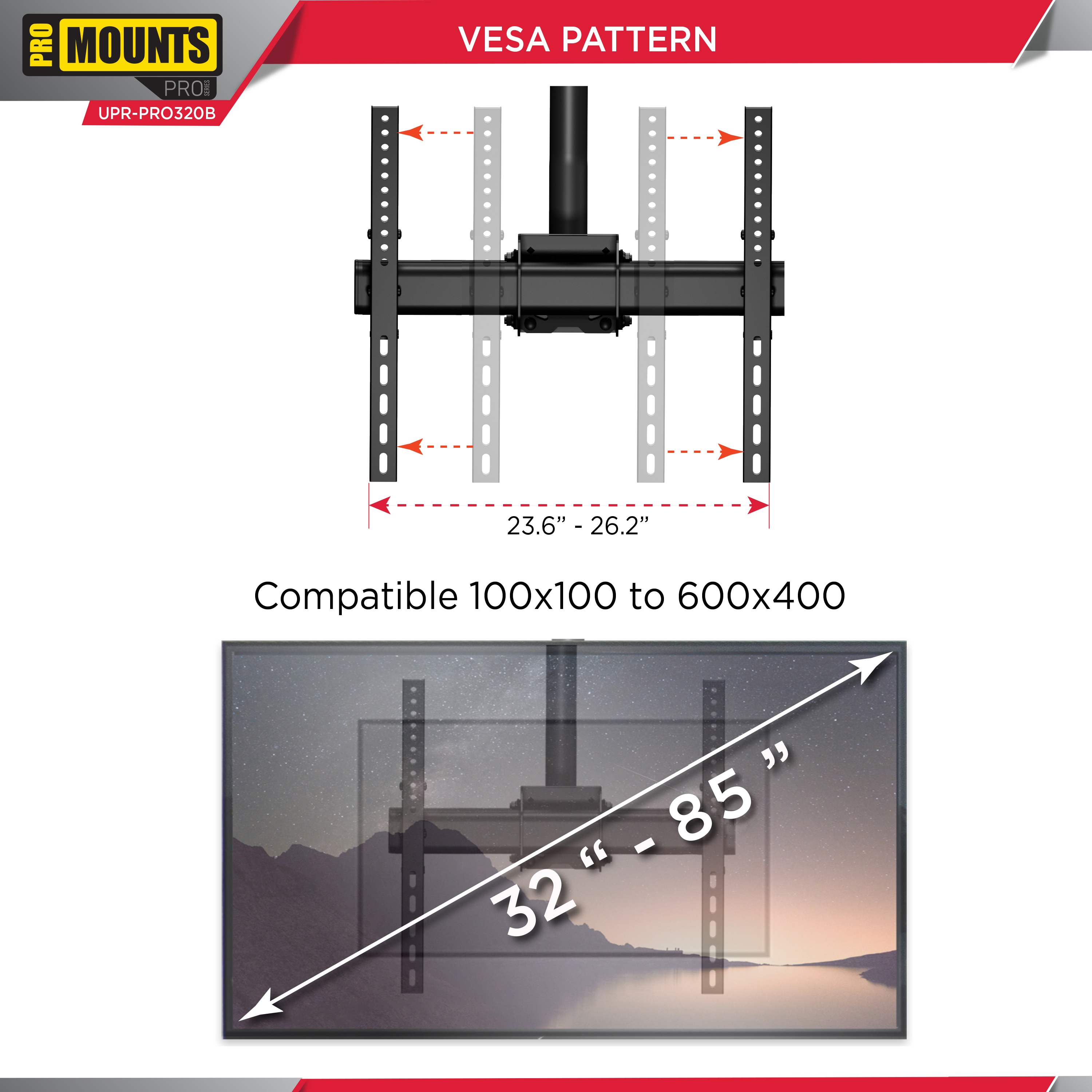 Promounts UC-PRO320B Tv-Mounts - View #6