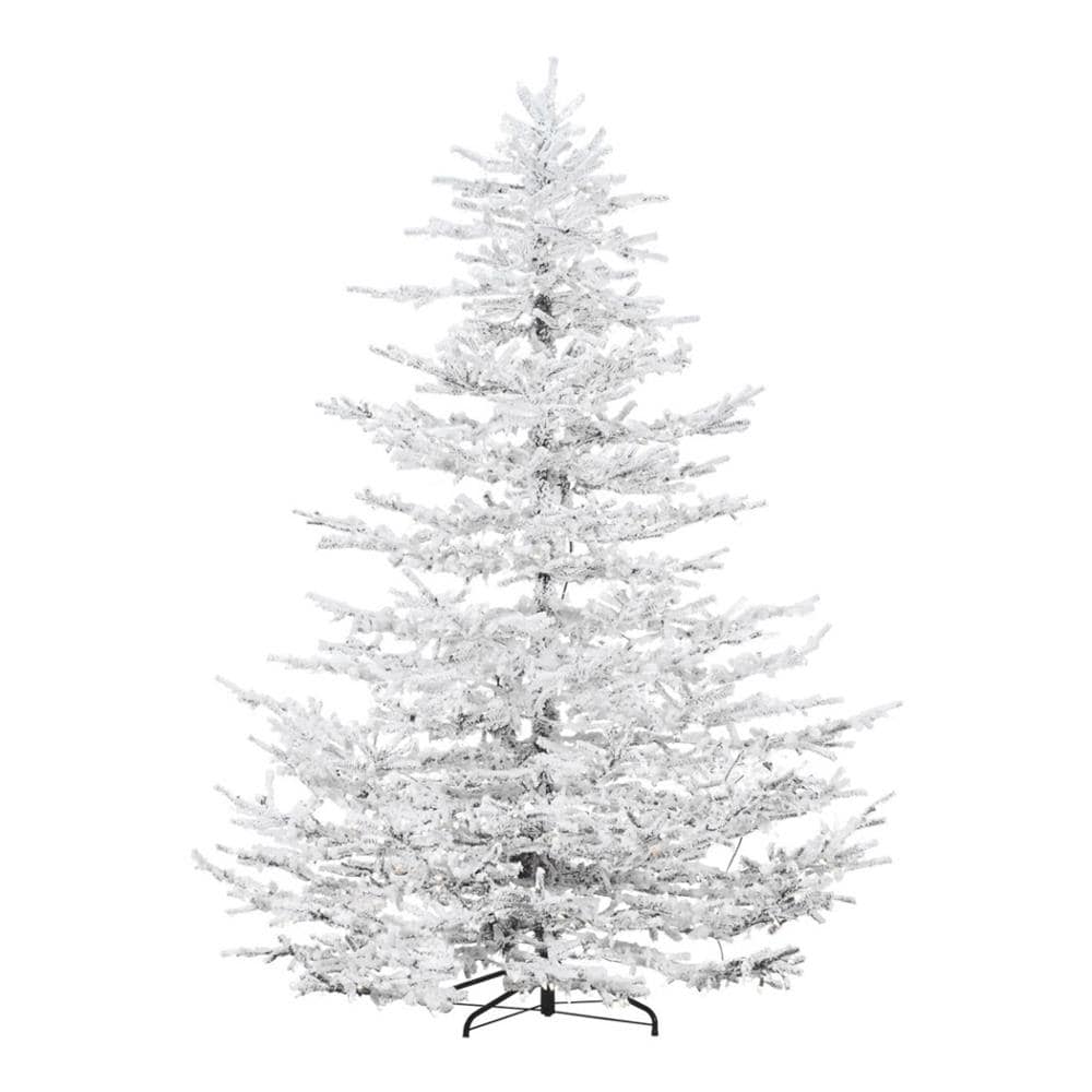 Fraser Hill Farm FFAP090-5SN 9-ft Arctic Pine Pre-lit Artificial Christmas Tree with LED Lights