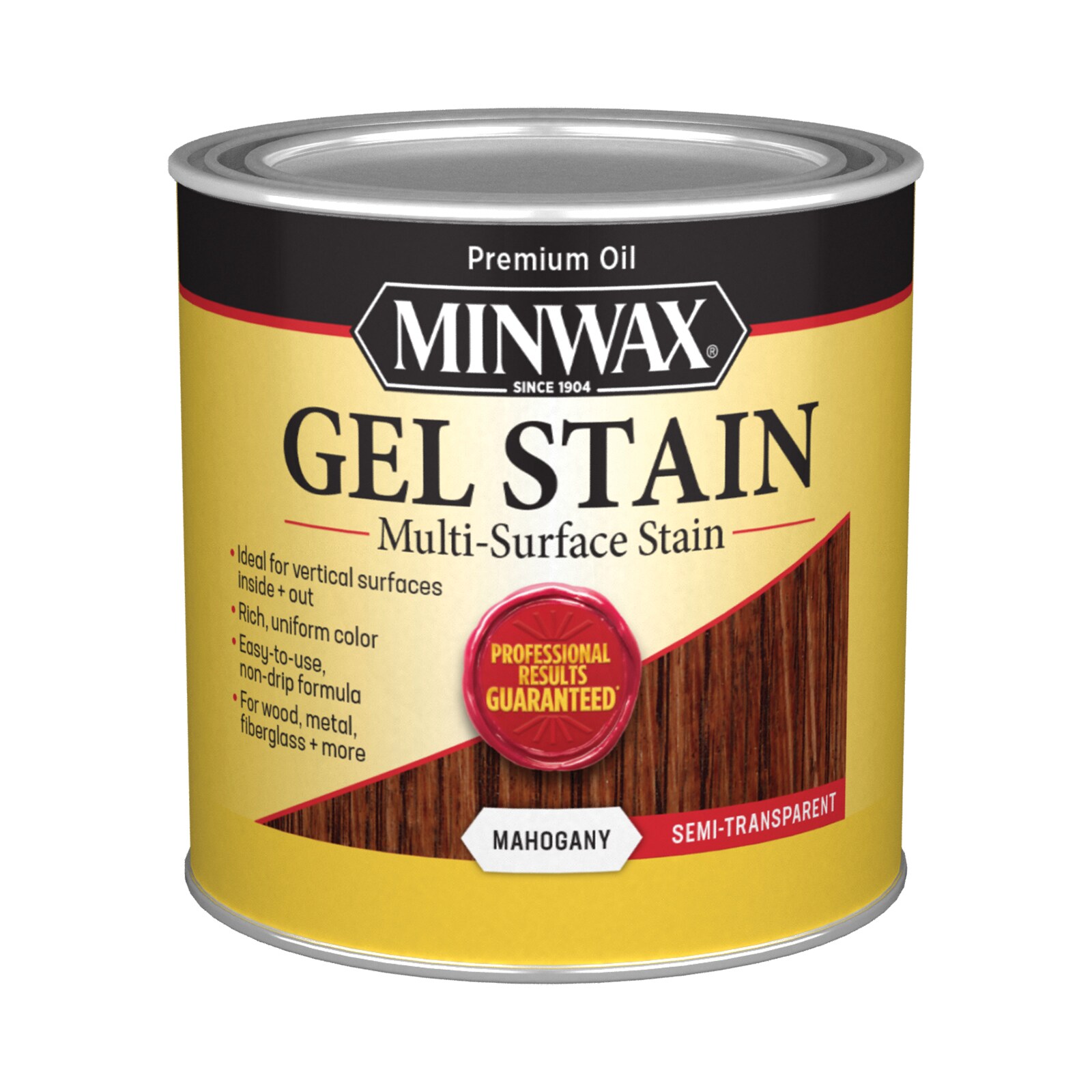 General Finishes BH Gel Stain, 1/2 Pint, Brown Mahogany