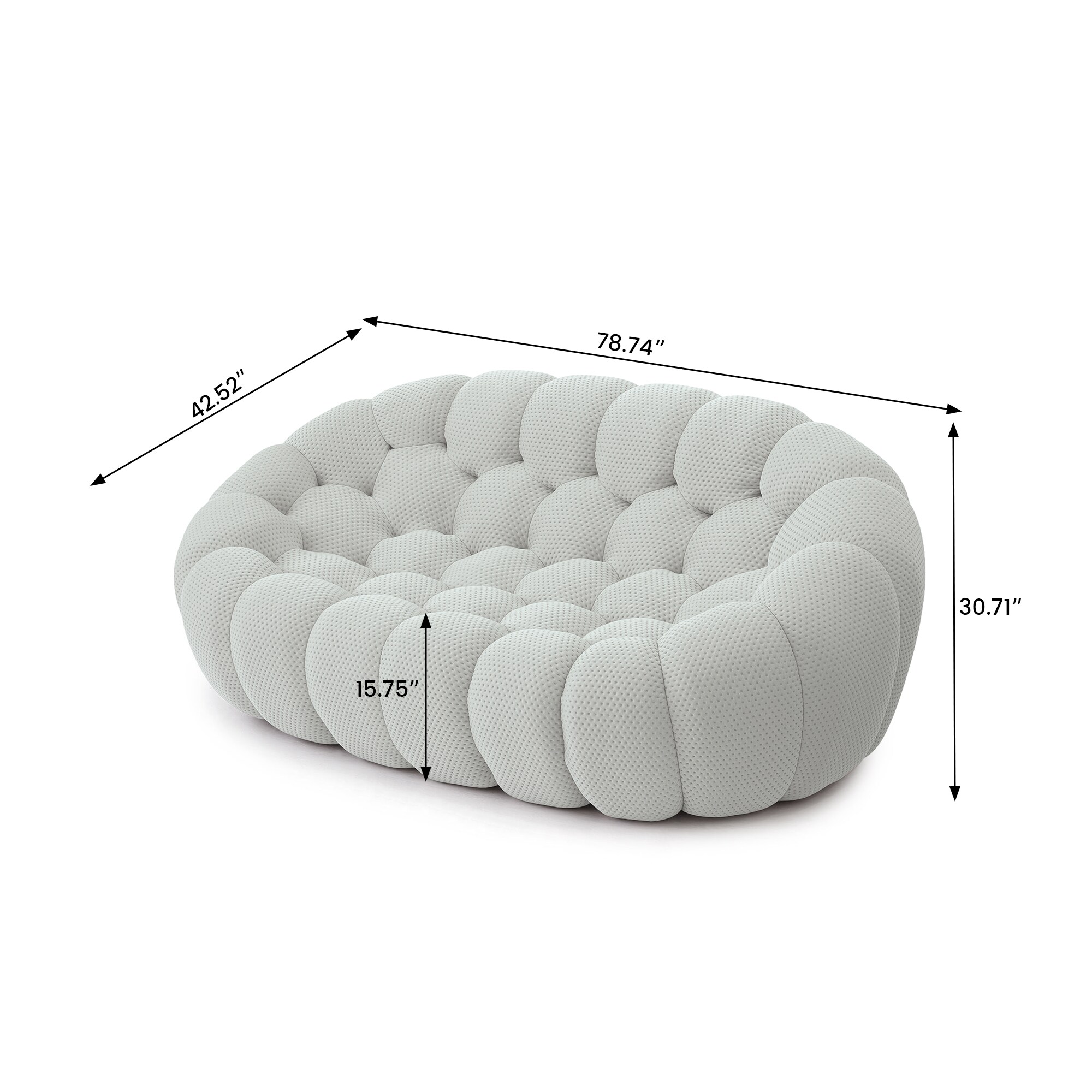 BuotiqHom DH-SF2-133LG Sofas-Loveseats - View #3