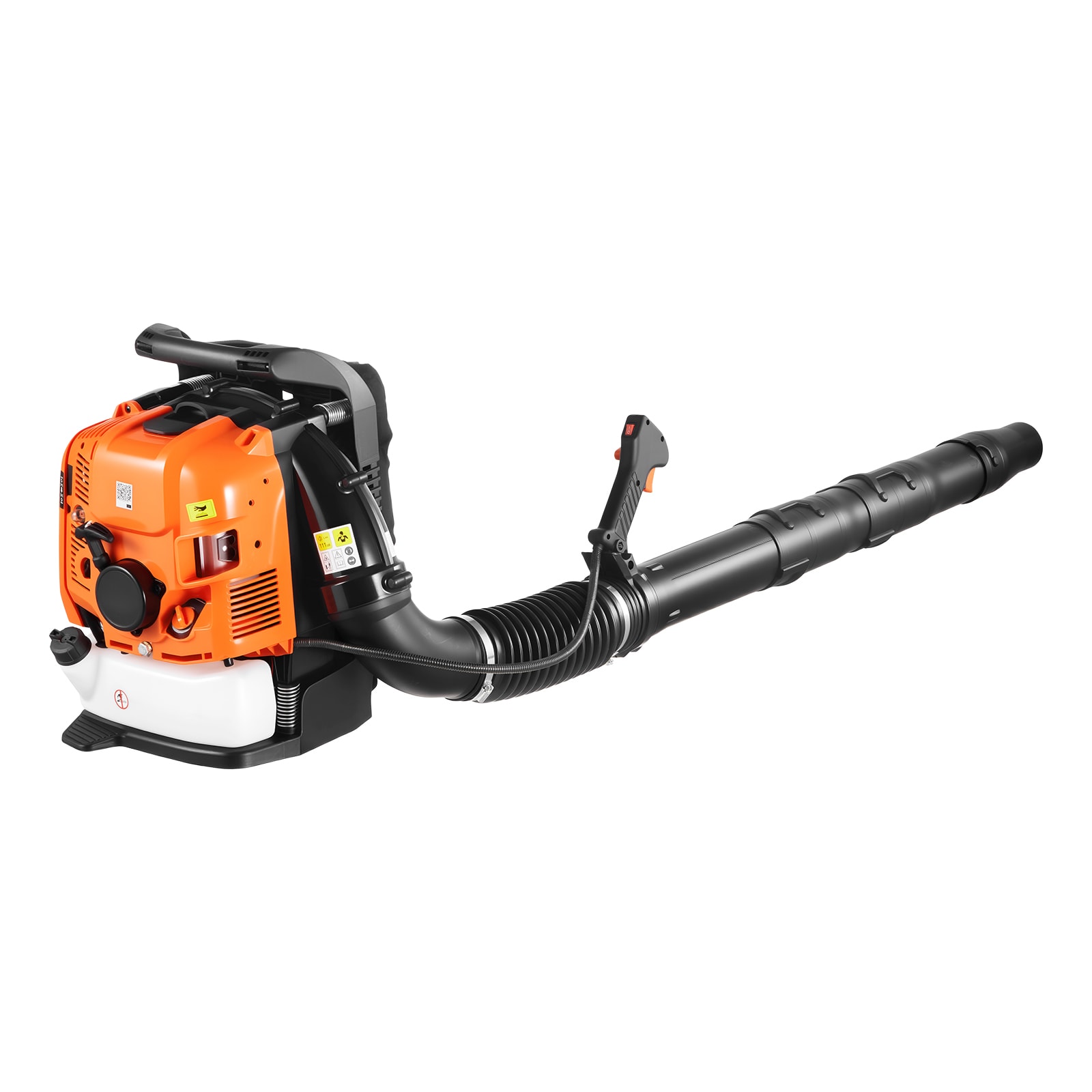 VEVOR - Backpack Leaf Blower 75.6CC 4-Stroke Engine Gas Powered Leaf Blower with 1.8L Fuel Tank 6...