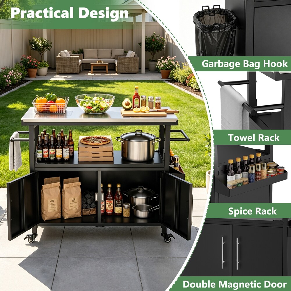 SUNOYAR W3190P510473 Grill-Carts-Grill-Stands - View #8