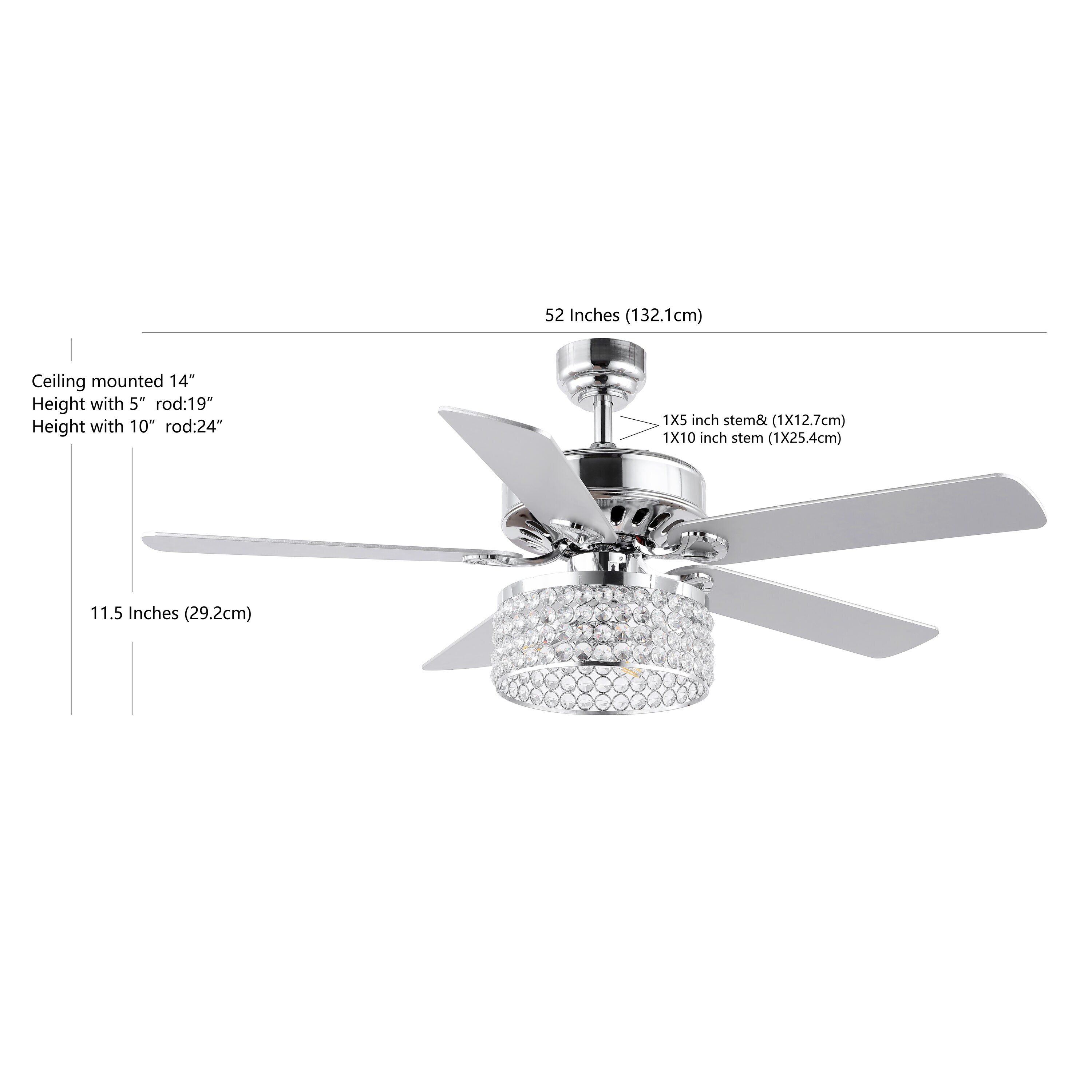 JONATHAN  Y JYL9709A Ceiling-Fans - View #5