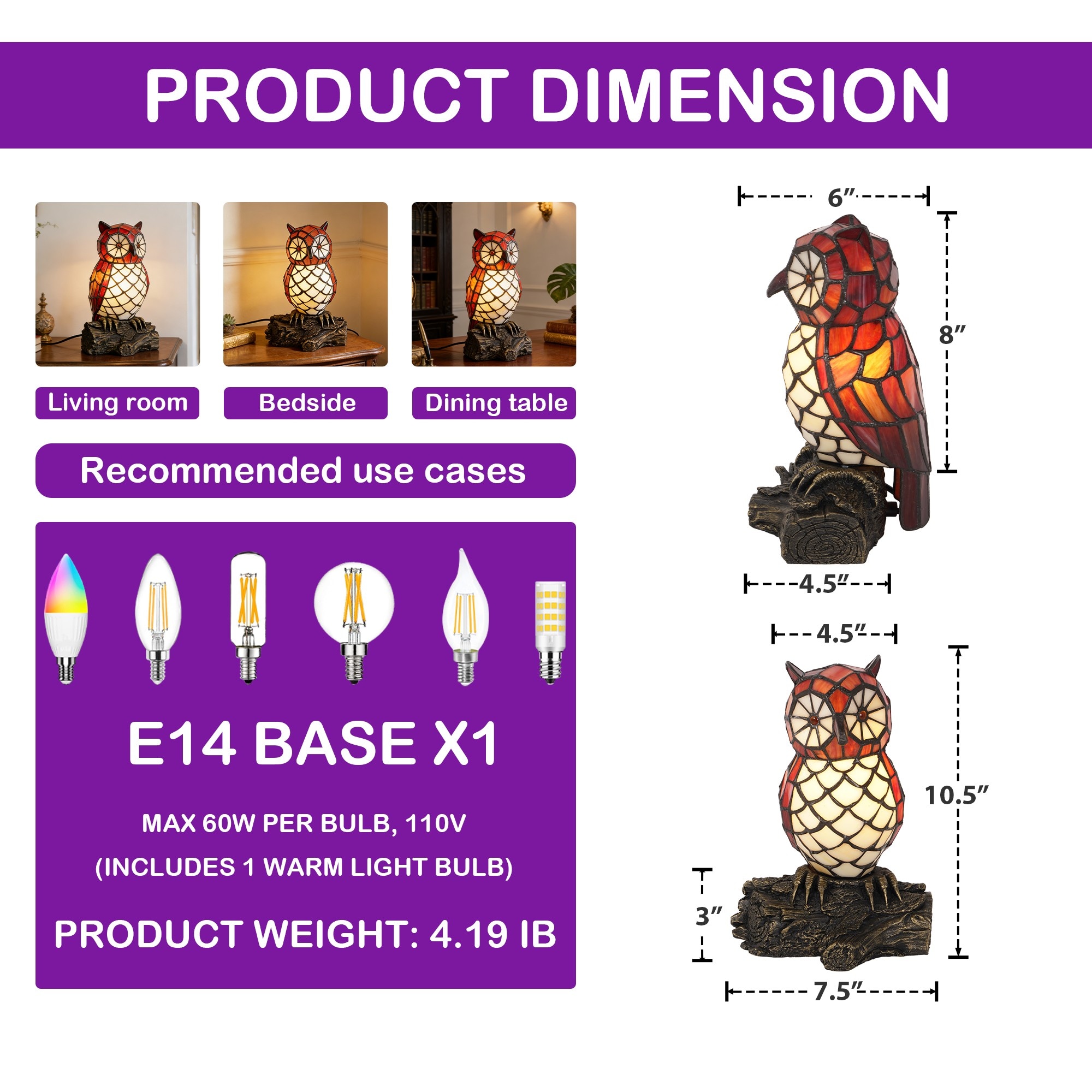 EFPERFECT MPN-DS-TR57 Table-Lamps - View #2