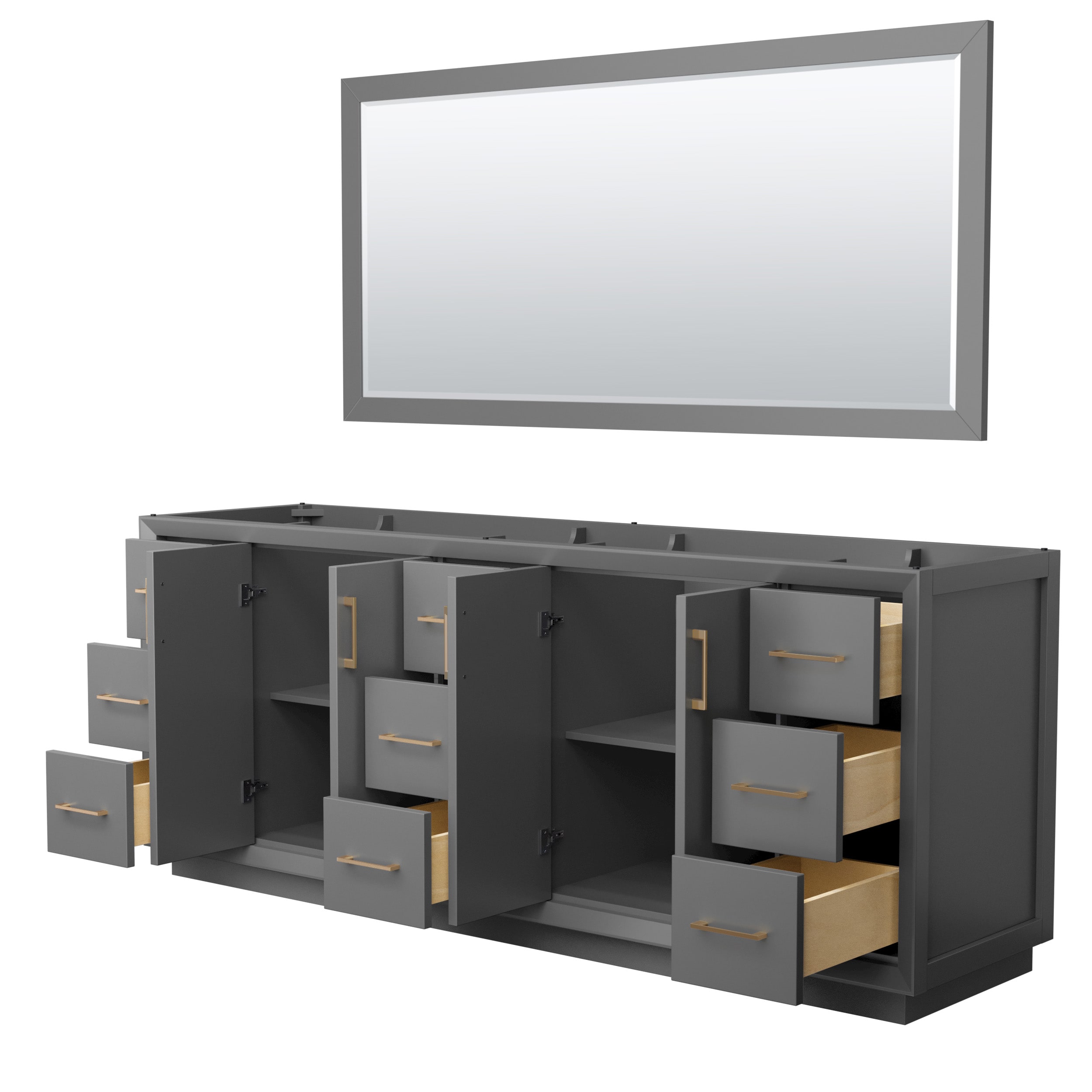 Wyndham Collection WCF414184DGZCXSXXM70 vanities - View #2
