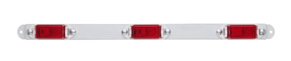 Carry-On Trailer 11838T ID Bar Light - Plastic 3-Light Red Trailer Light Bar