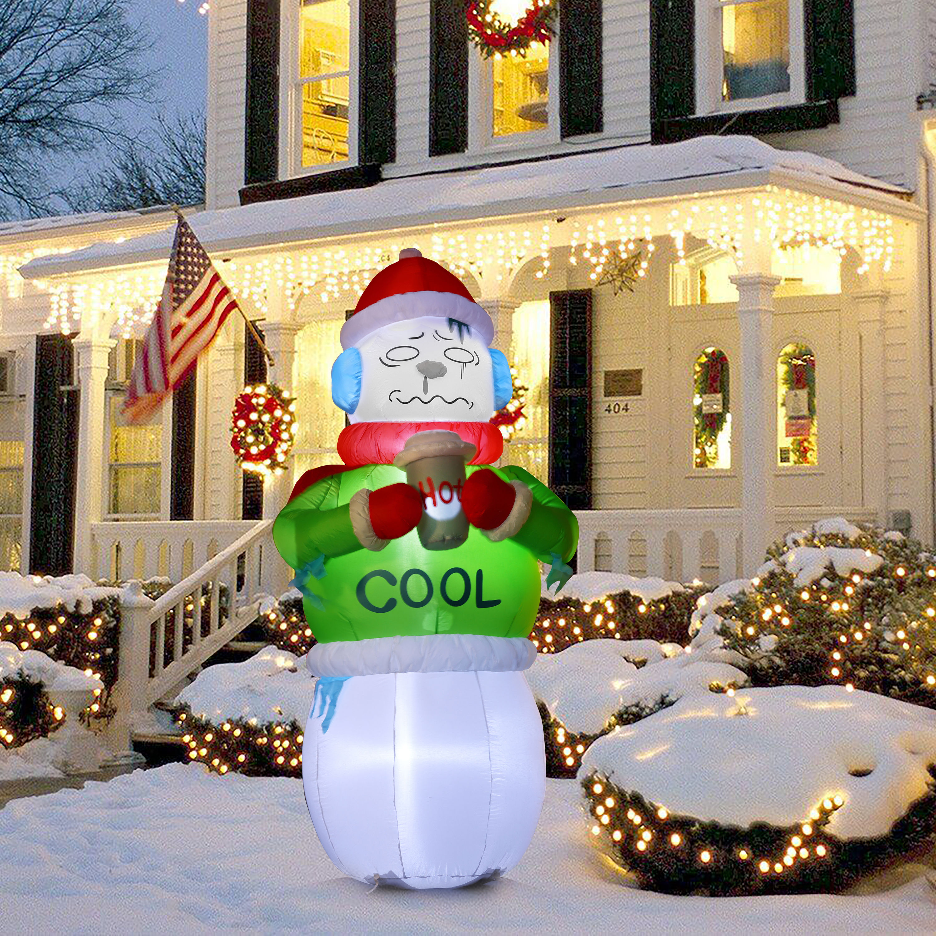 LuxenHome WHIN1613 Christmas-Inflatables - View #2