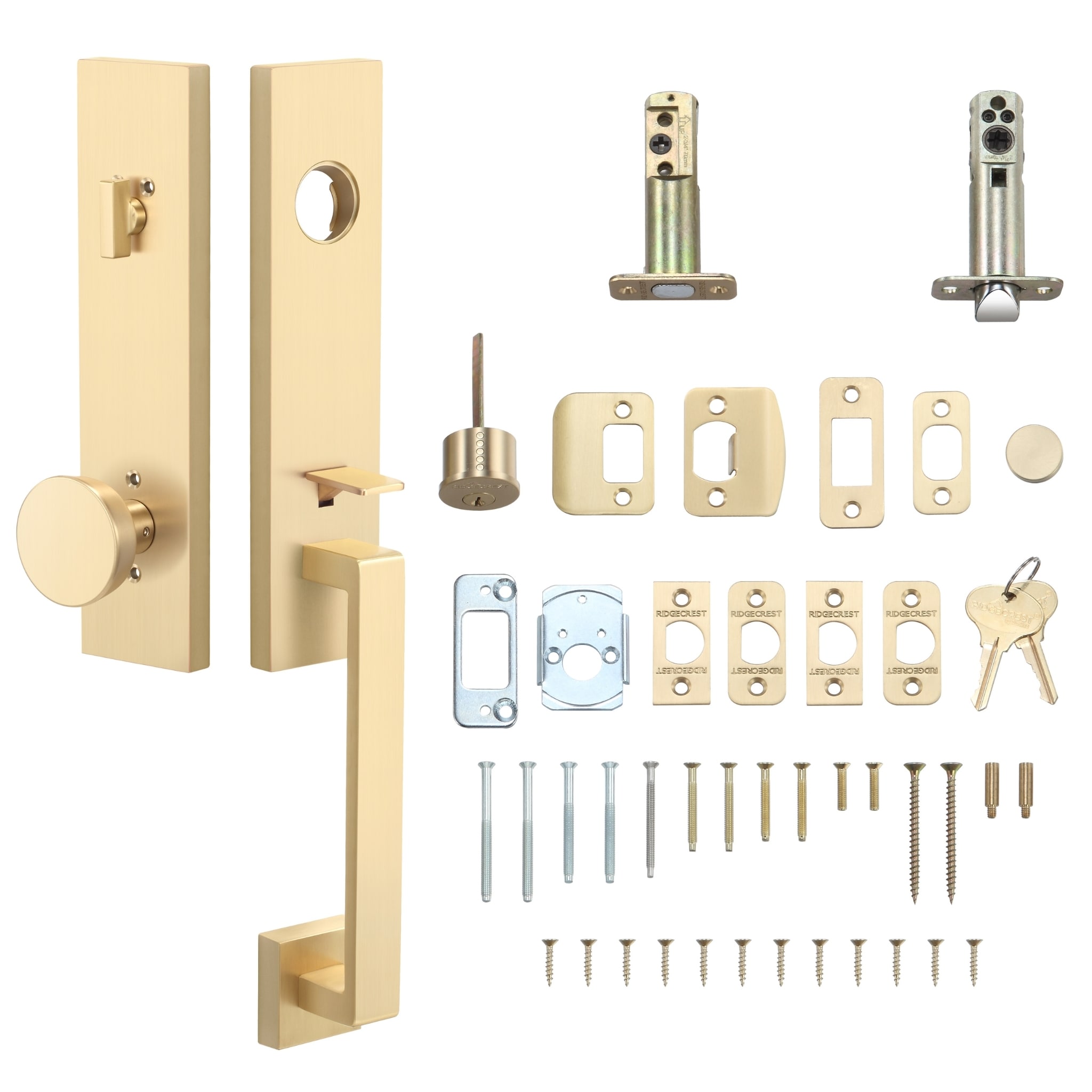 Sure-Loc Hardware TN507-ZT SB Door-Handles - View #2