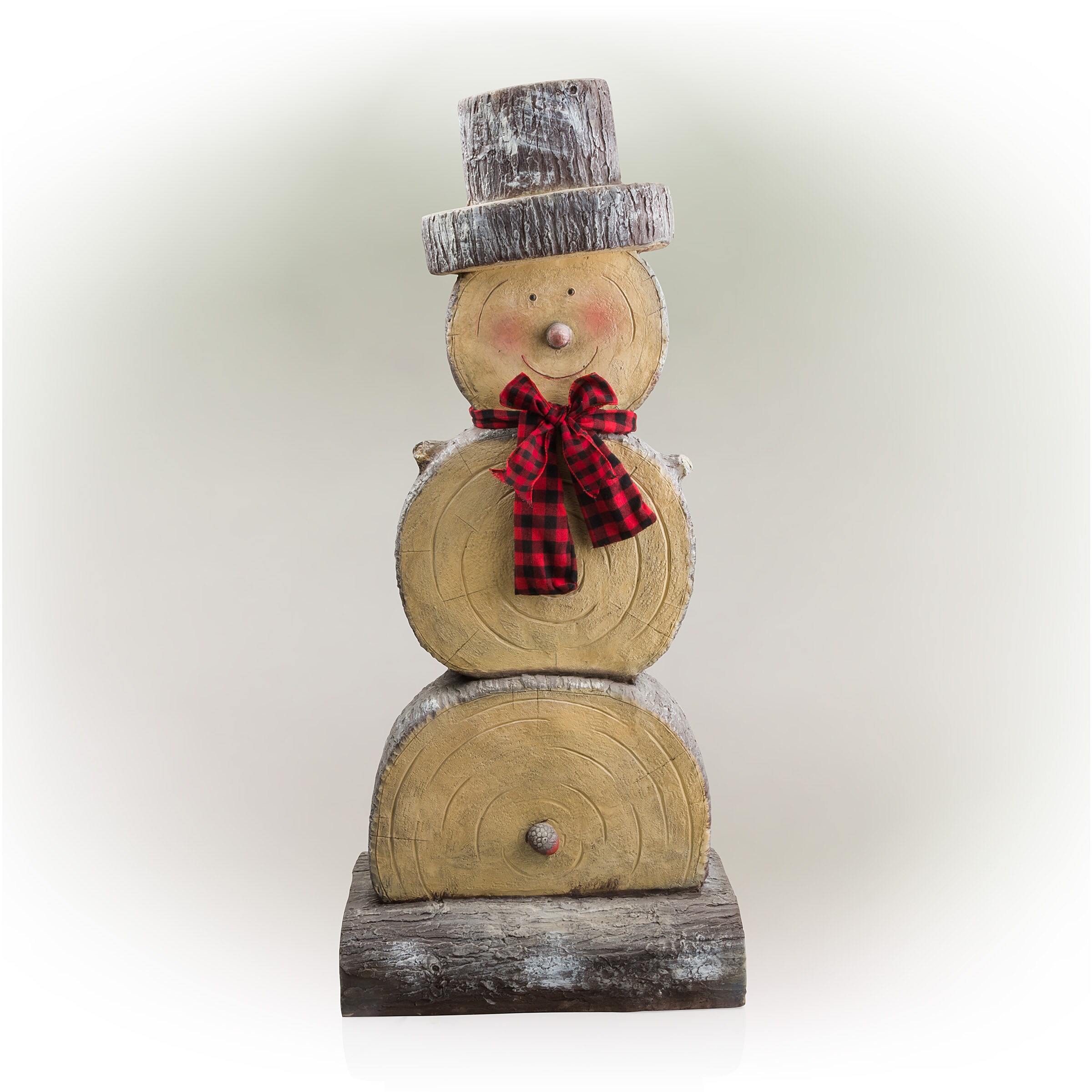 Alpine Corporation 46-in Figurine Snowman Christmas Decor in the ...