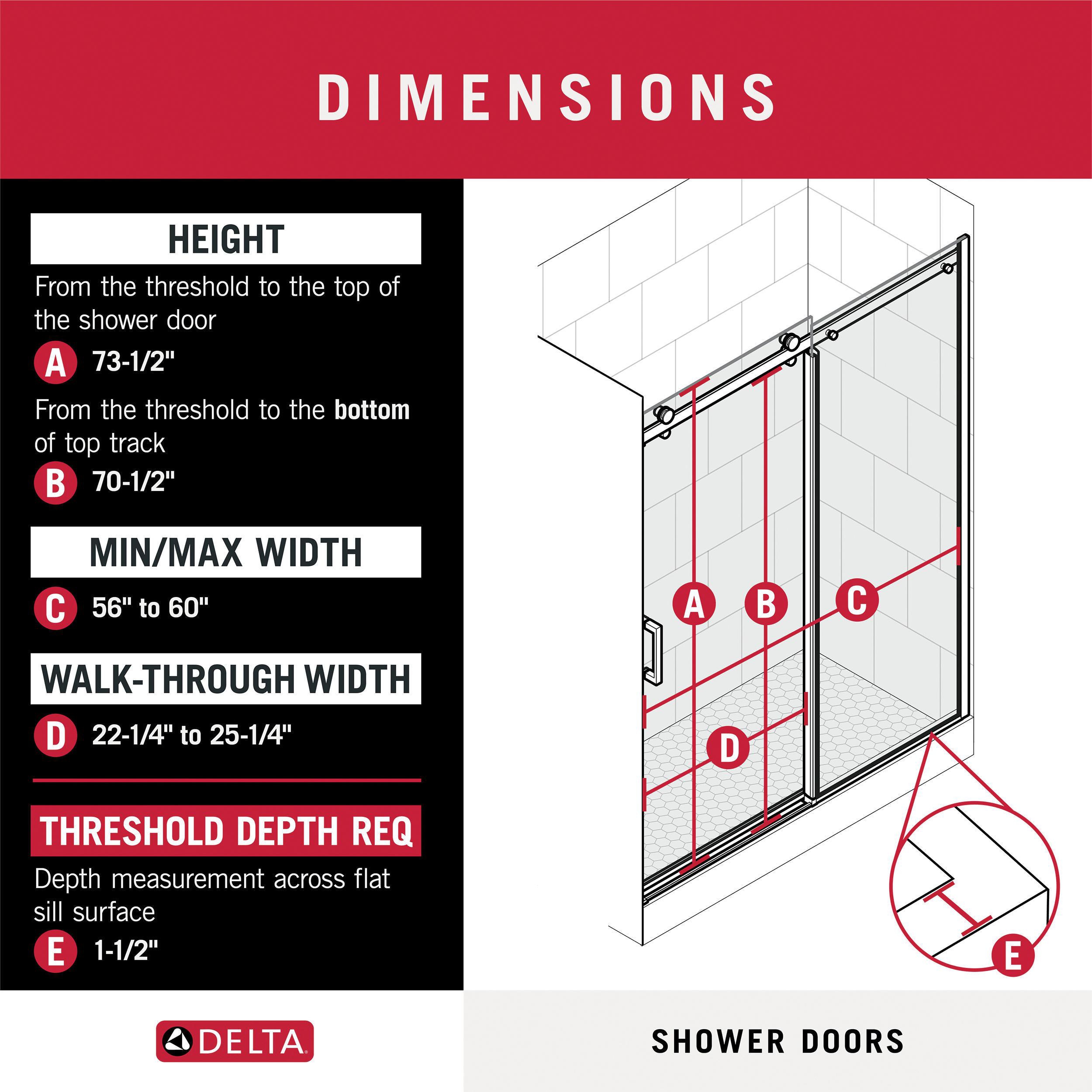 Delta SDCS860-NIK-R Shower-Doors - View #3