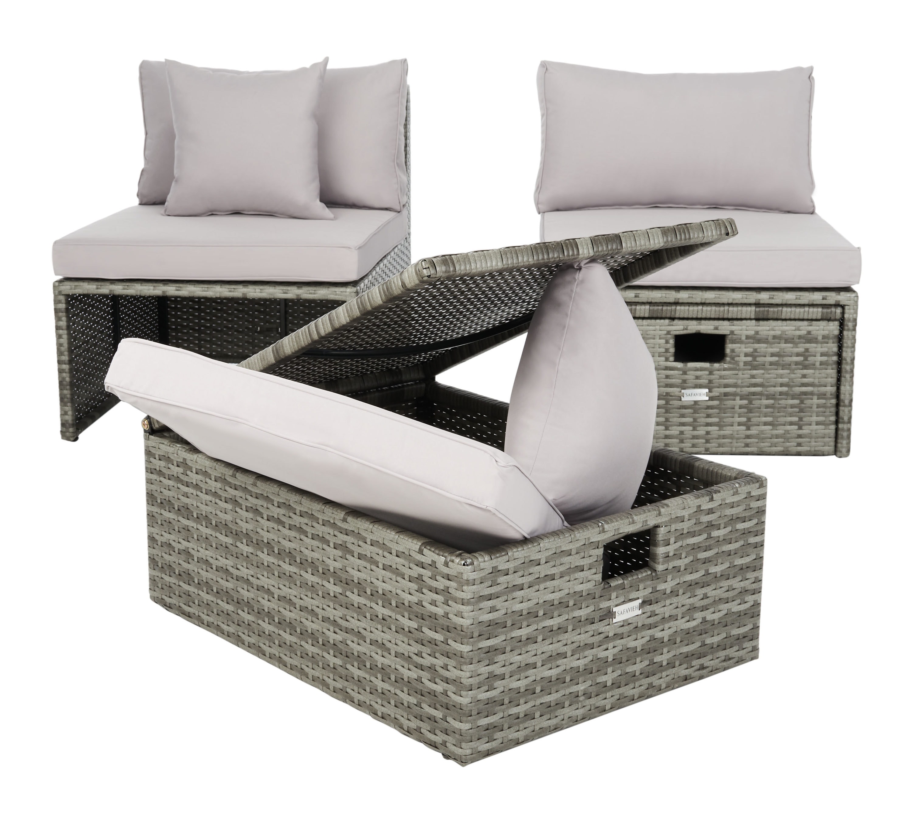 Safavieh PAT7515B Patio-Conversation-Sets - View #6