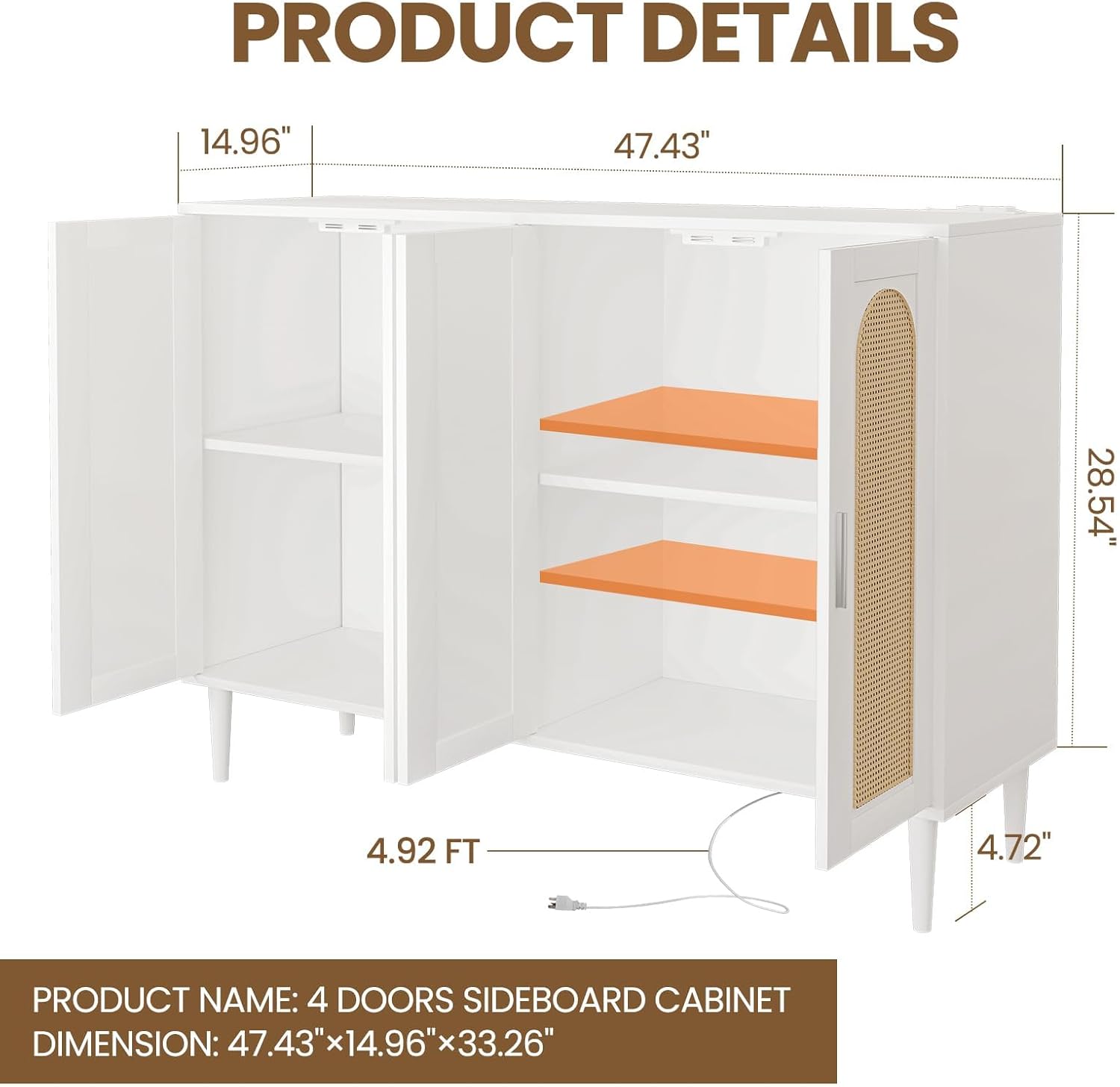 Qeetex LHF-BG-NT92246 Dining-Kitchen-Storarge - View #2