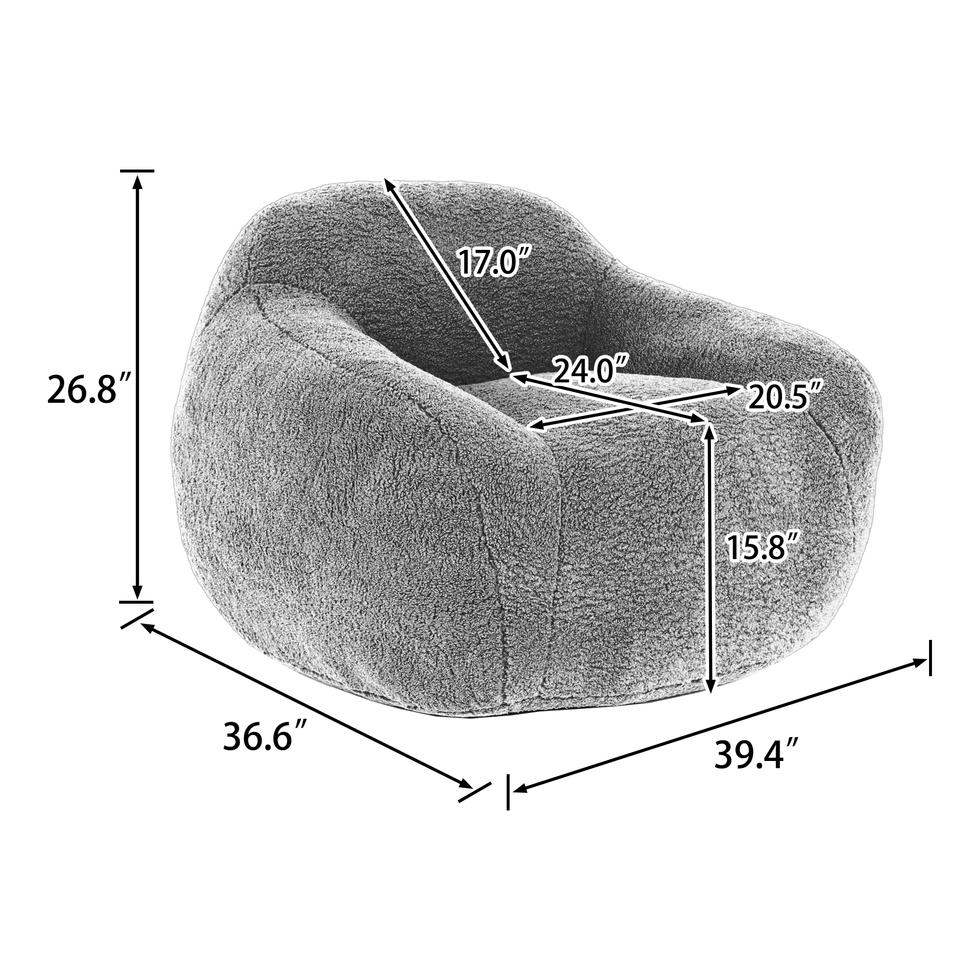 Bybafun YD4800017 Bean-Bag-Chairs - View #7