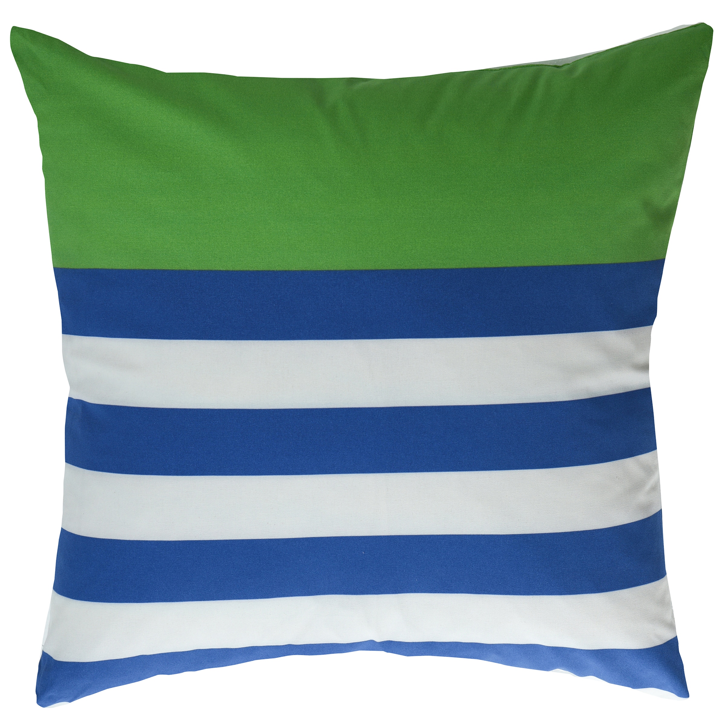 StyleCraft Home Collection 24-in x 24-in Green, White, Navy Blue Indoor ...