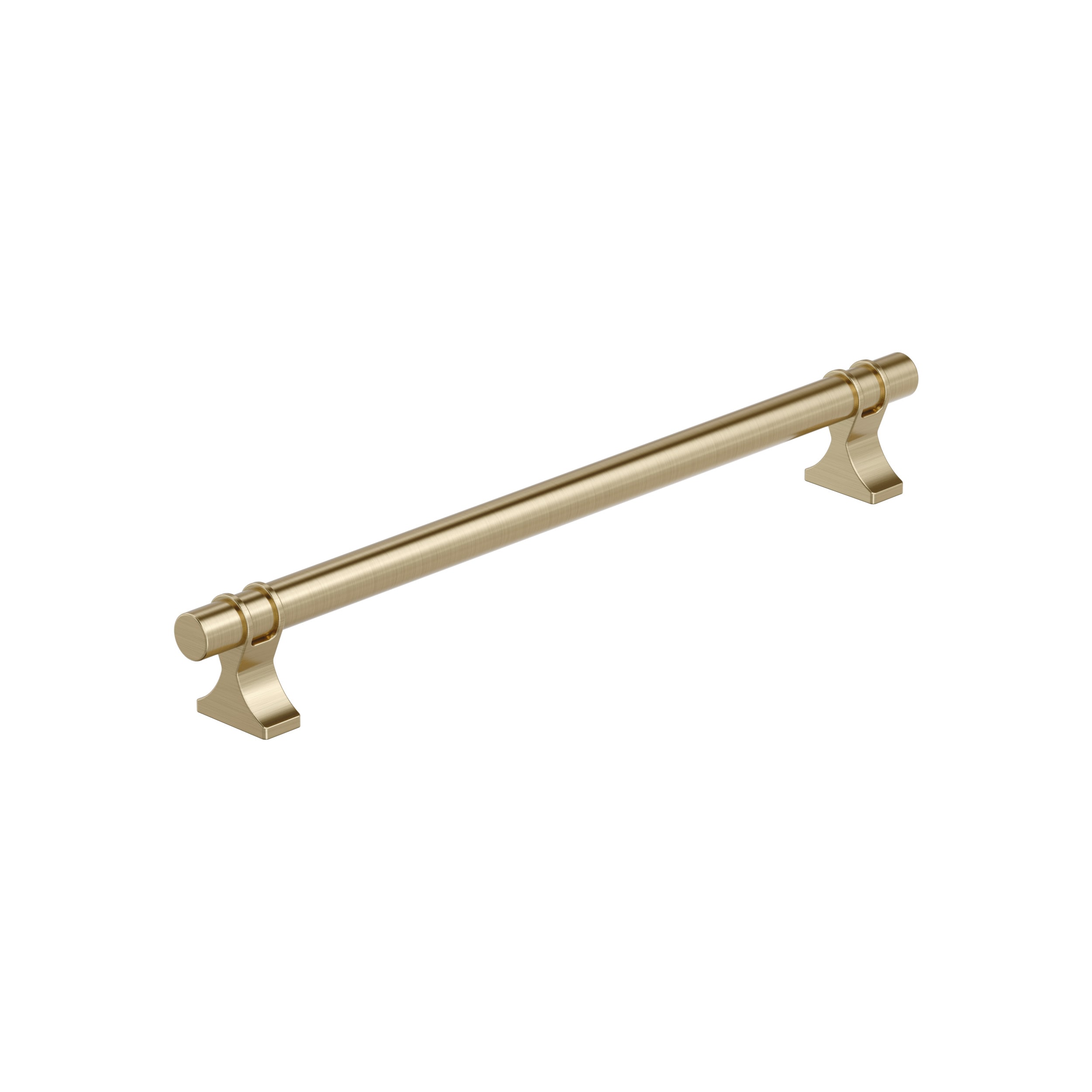 Amerock BP36619BBZ Davenport 8-13/16-in , 224mm Center to Center Golden Champagne Cylindrical Bar