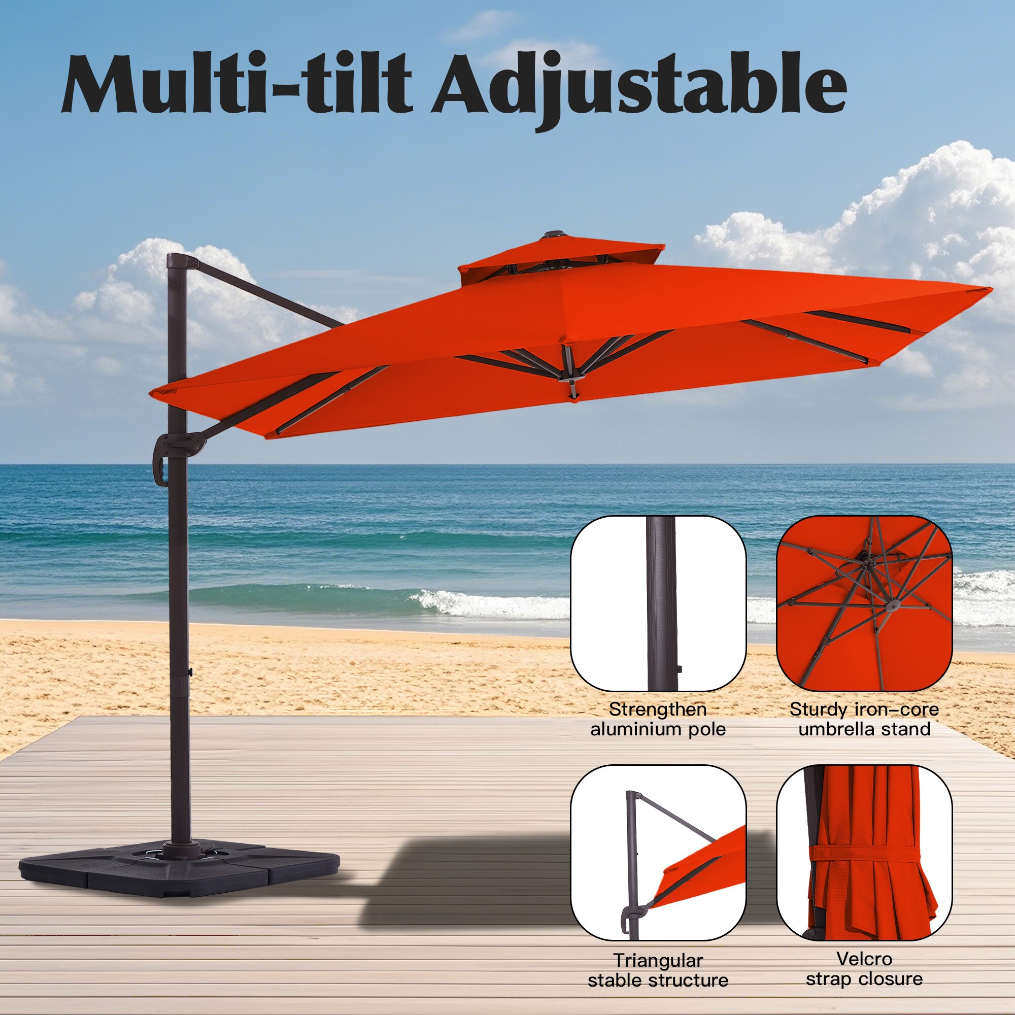 VOUA SAF-XNELD1-BL Umbrellas-2 - View #4
