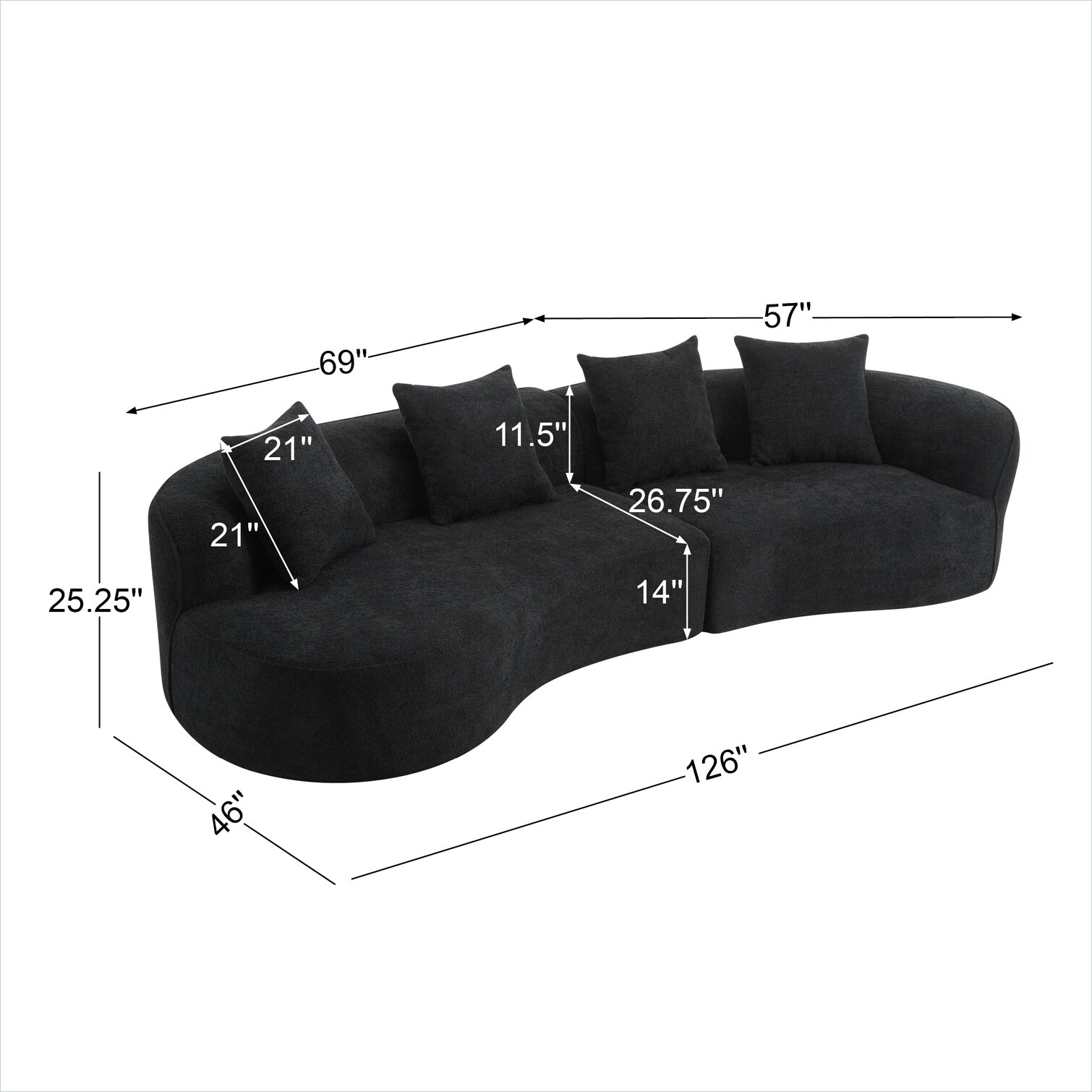 SunJet MNDUPAS79VG9 Sofas-Loveseats - View #7