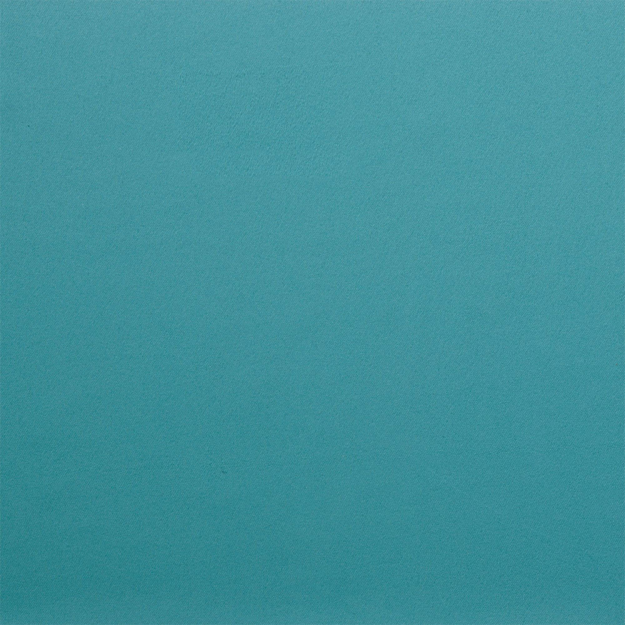 Teal Sateen Blackout Pinch Pleat Curtain Panels, 96" Length