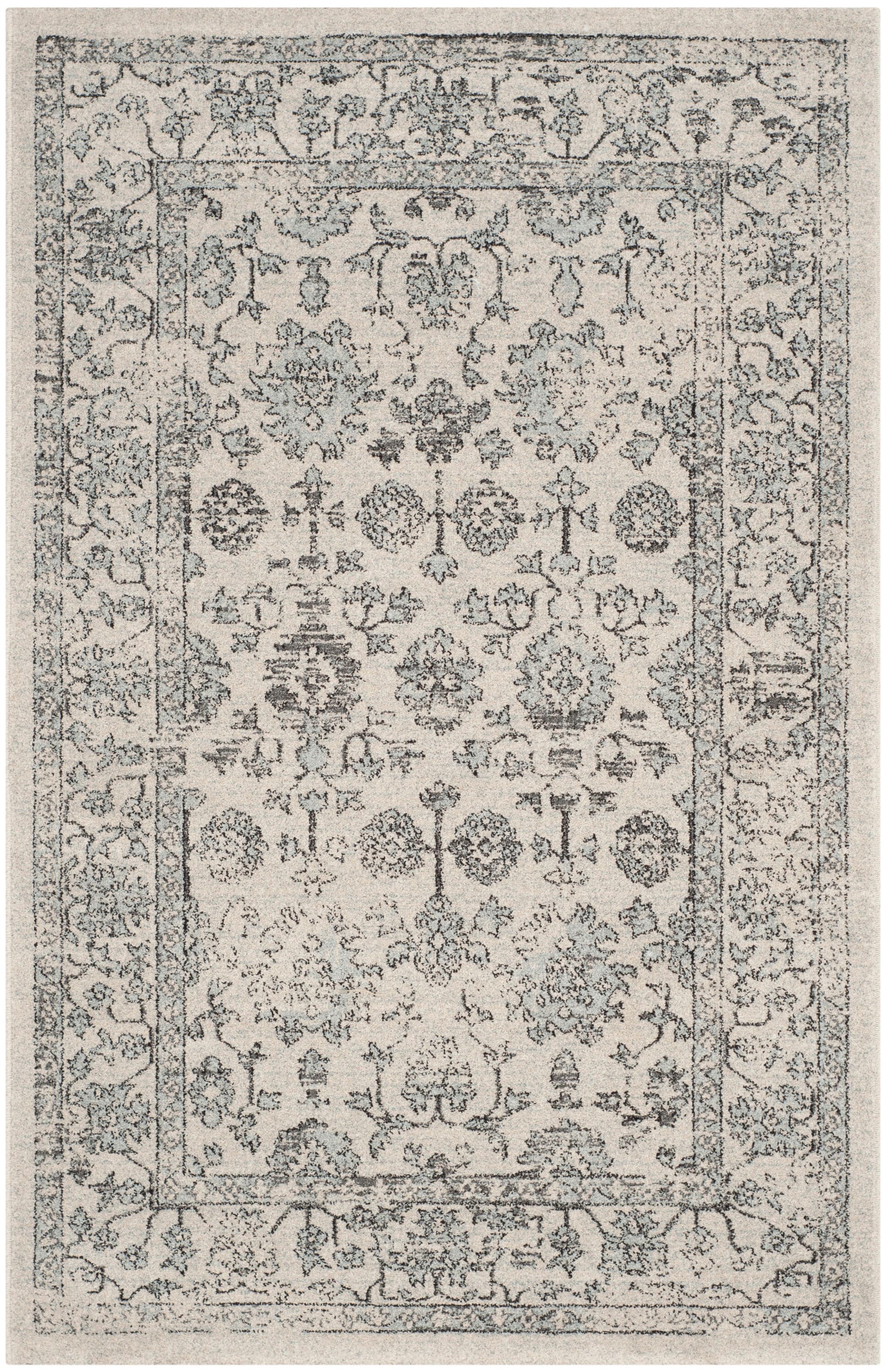 Handmade Easy-Care Reversible Blue Cotton Blend 4' x 6' Rug