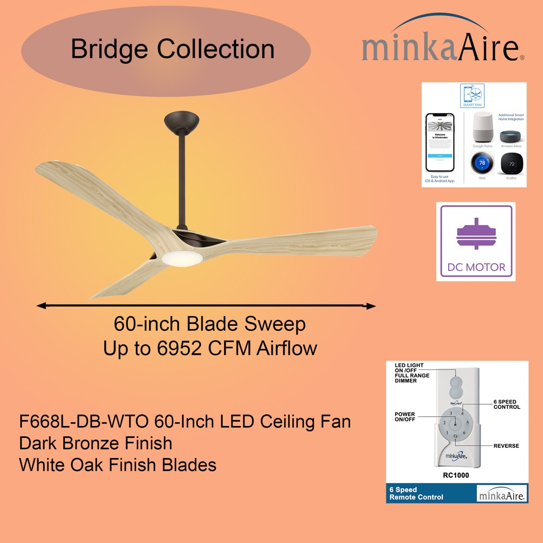 Minka Aire F668L-DB/WTO Ceiling-Fans - View #5