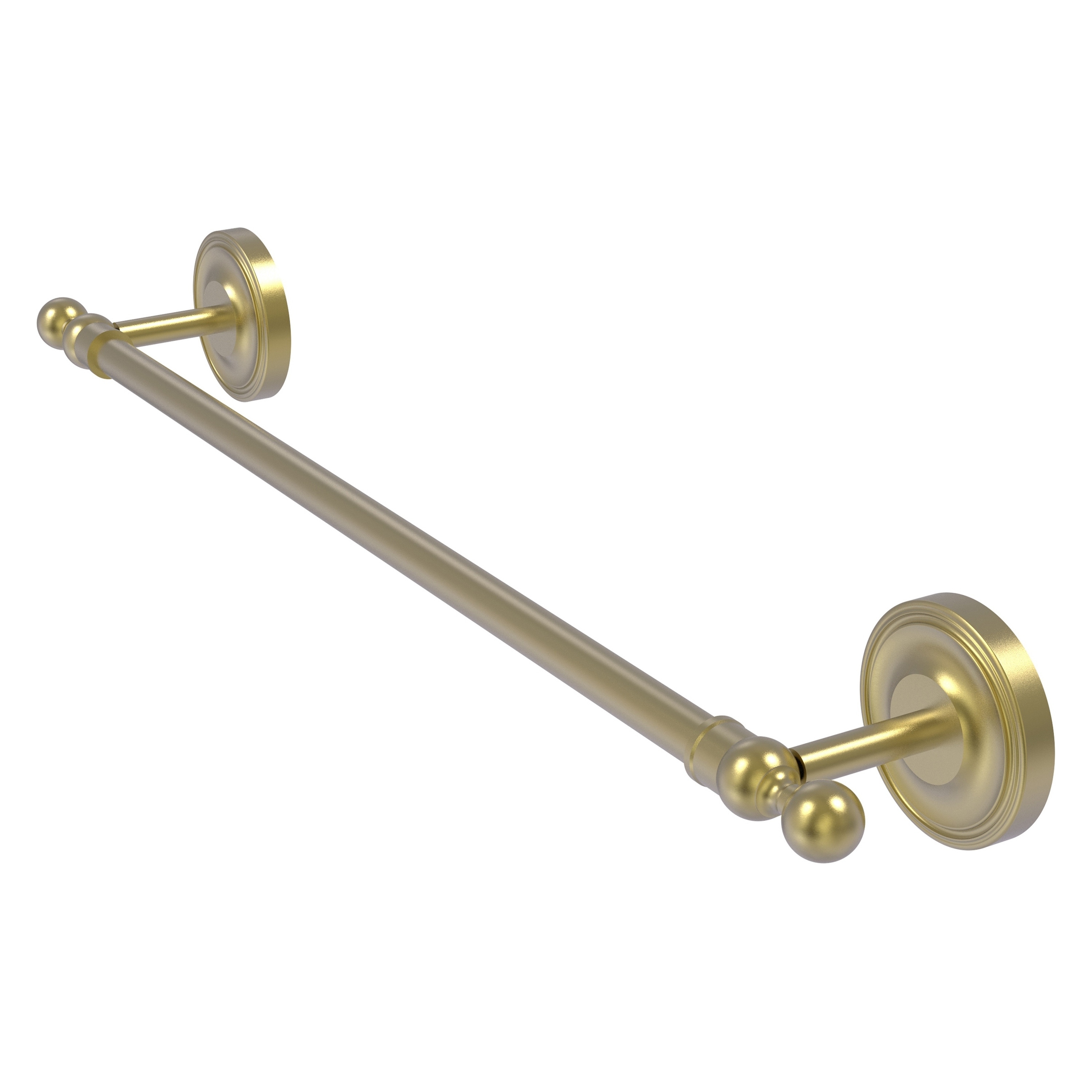 Allied Brass R-41/30-SBR Regal 30-in Satin Brass Wall mount Single Towel Bar
