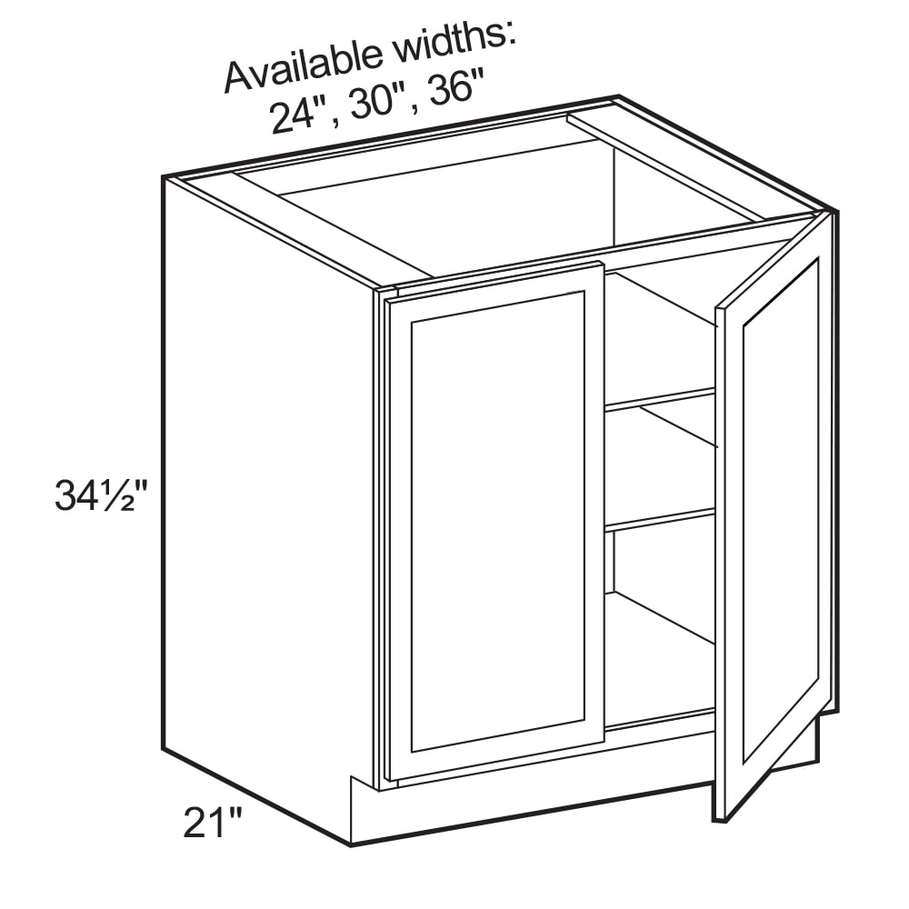 Luxxe Cabinetry Newhaven 30-in W x 34.5-in H x 21-in D Pure White ...