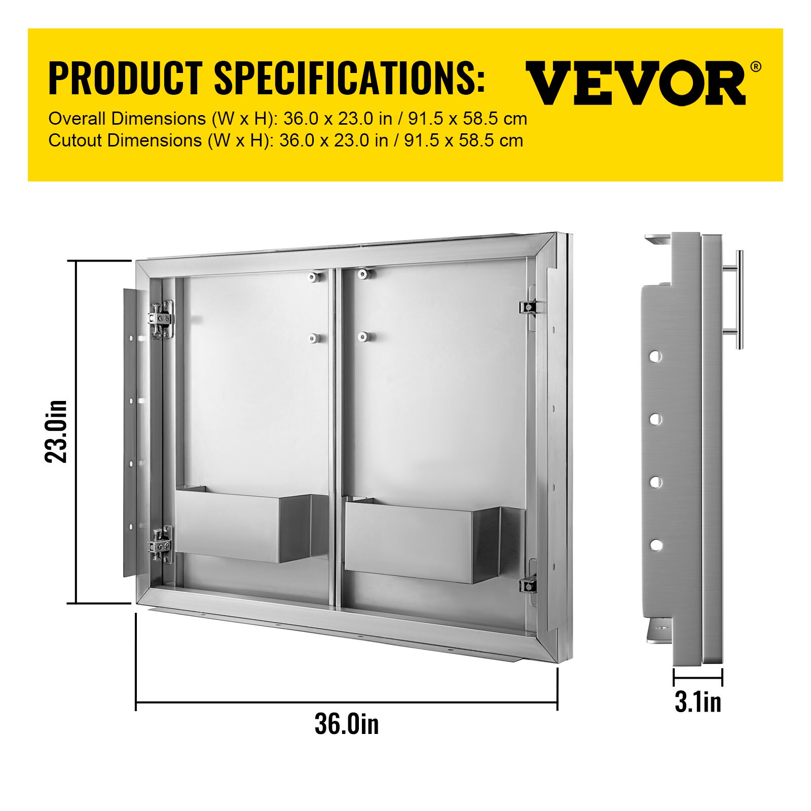 VEVOR 36YCBXGSJSSKMCGM1V0 Builtin-Grill-Cabinet-Parts - View #9