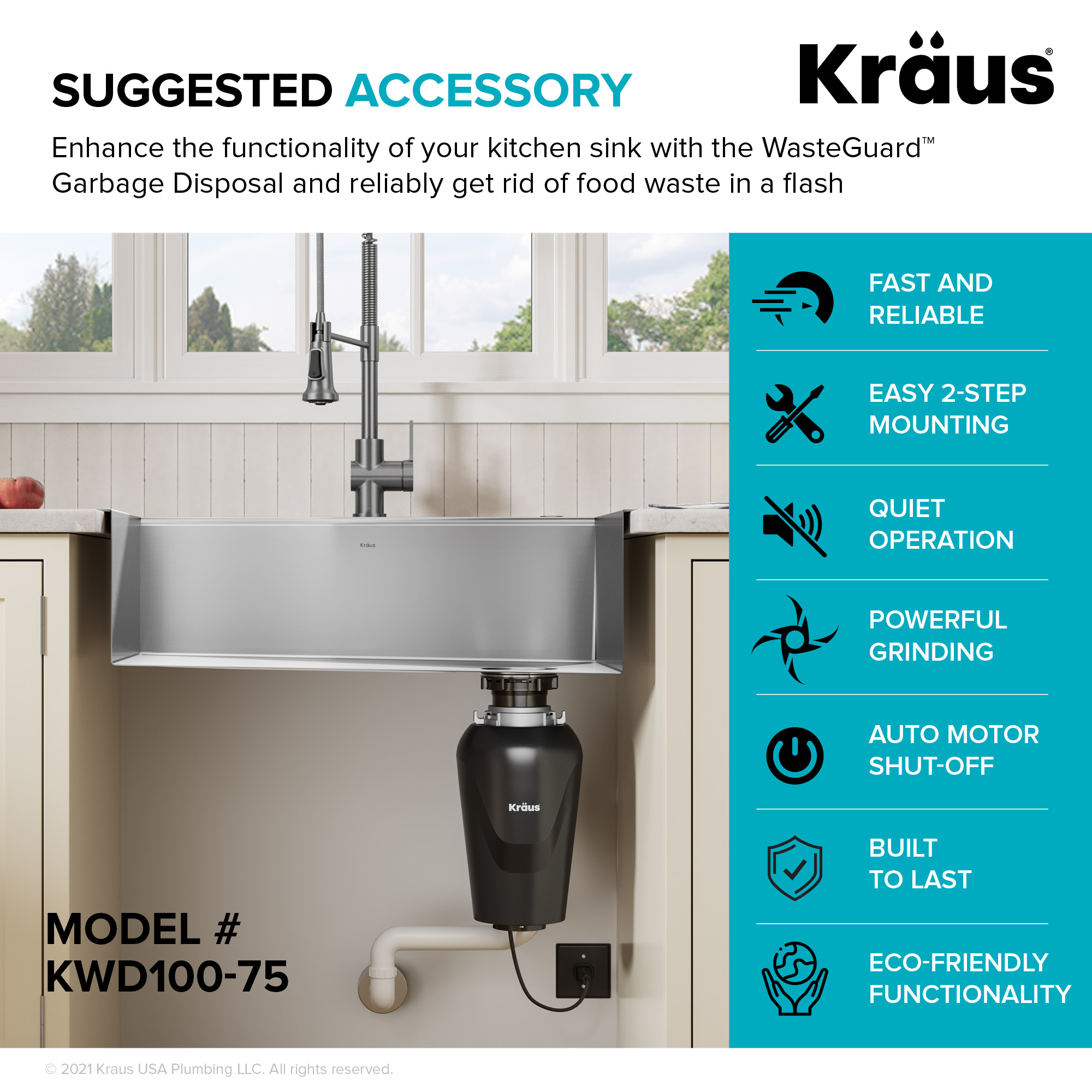Kraus Kore Farmhouse Apron Front 26.88-in x 20.25-in Stainless Steel Single  Bowl Workstation Kitchen Sink in the Kitchen Sinks department at