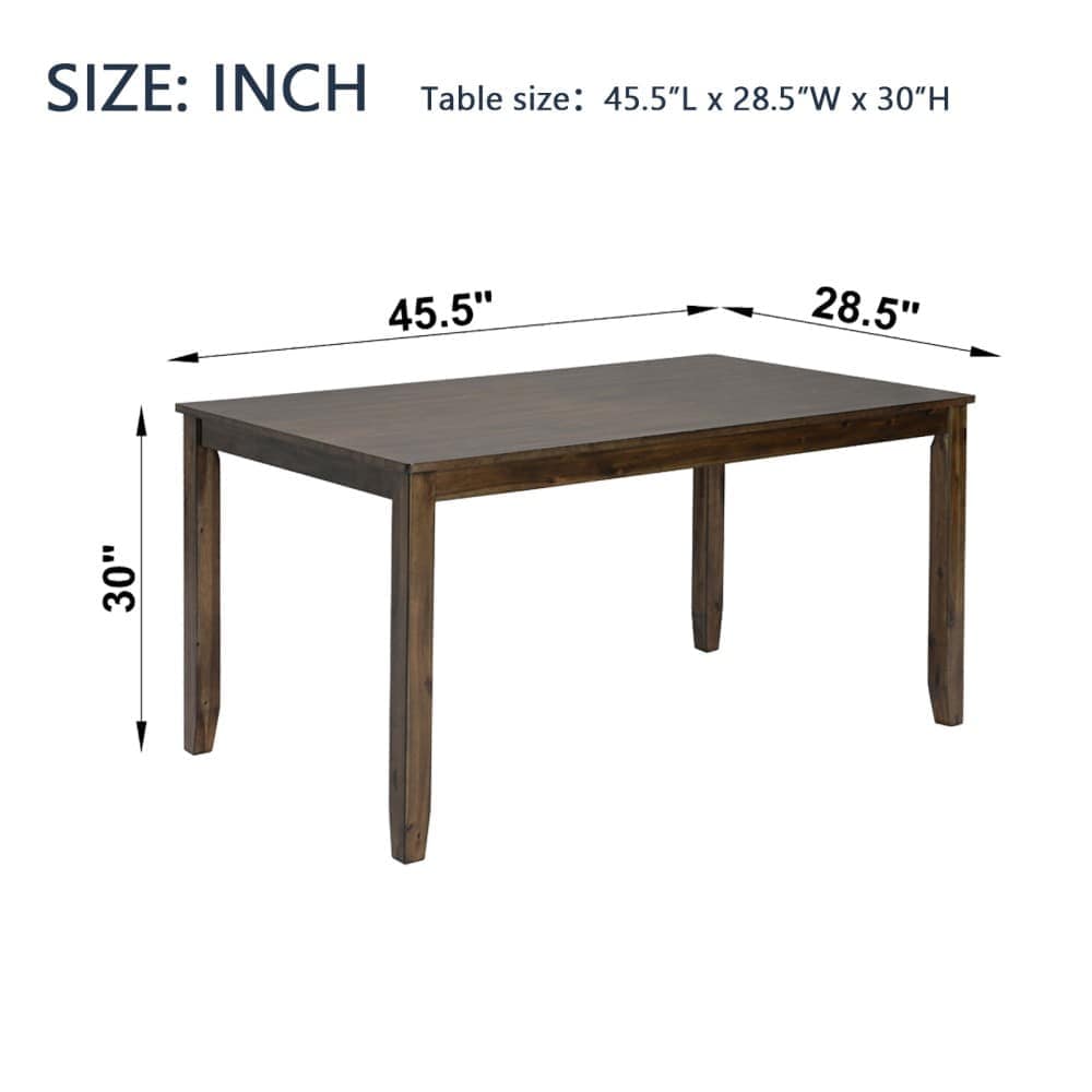 Coolbibila KENDRA-TABLE-WALNUT Dining-Tables - View #3