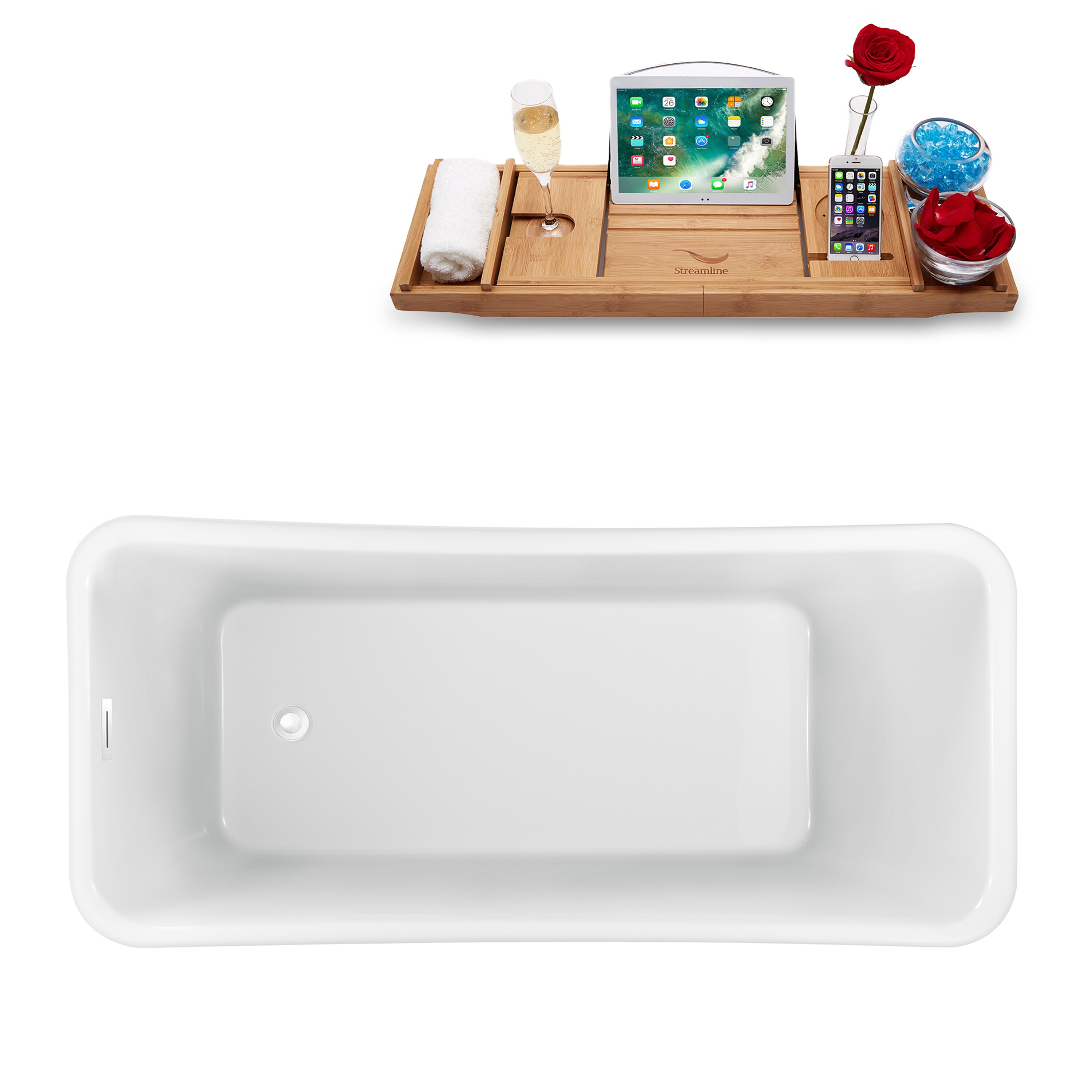 Streamline N1221WH bathtubs - View #2