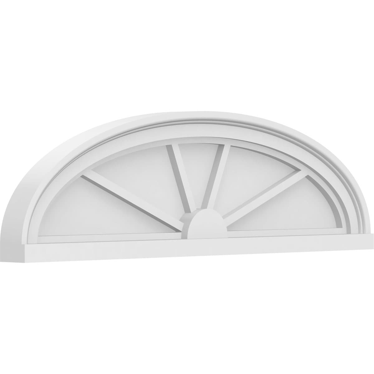 Ekena Millwork PEDPS030X085ELL04 30-in W x 8.5-in L PVC Pediment