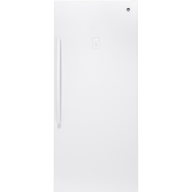GE Garage Ready 21.3-cu ft Frost-free Upright Freezer (White) in the Upright  Freezers department at