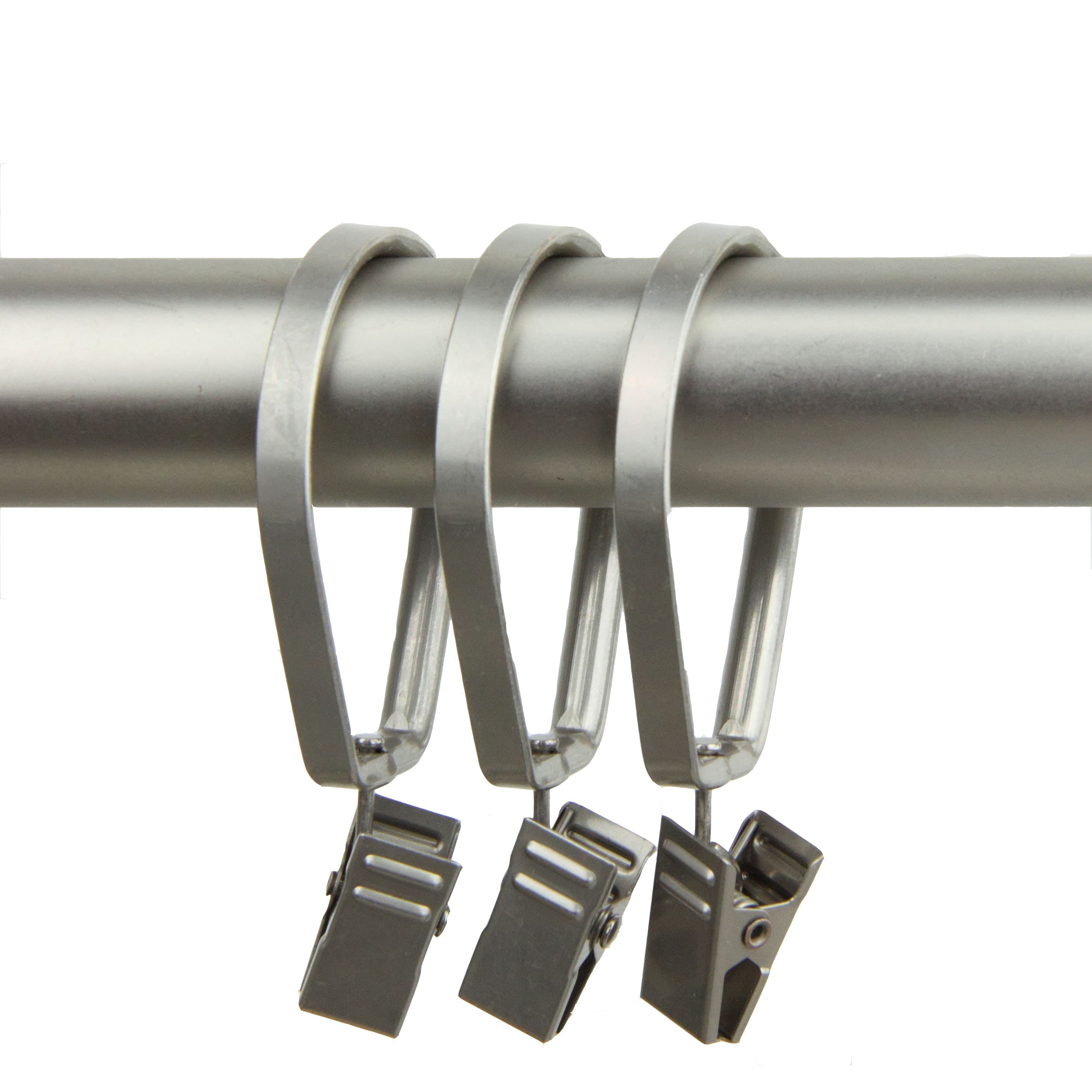 Hart & Harlow L-DR33-15 Satin nickel Steel Curtain ring with clip