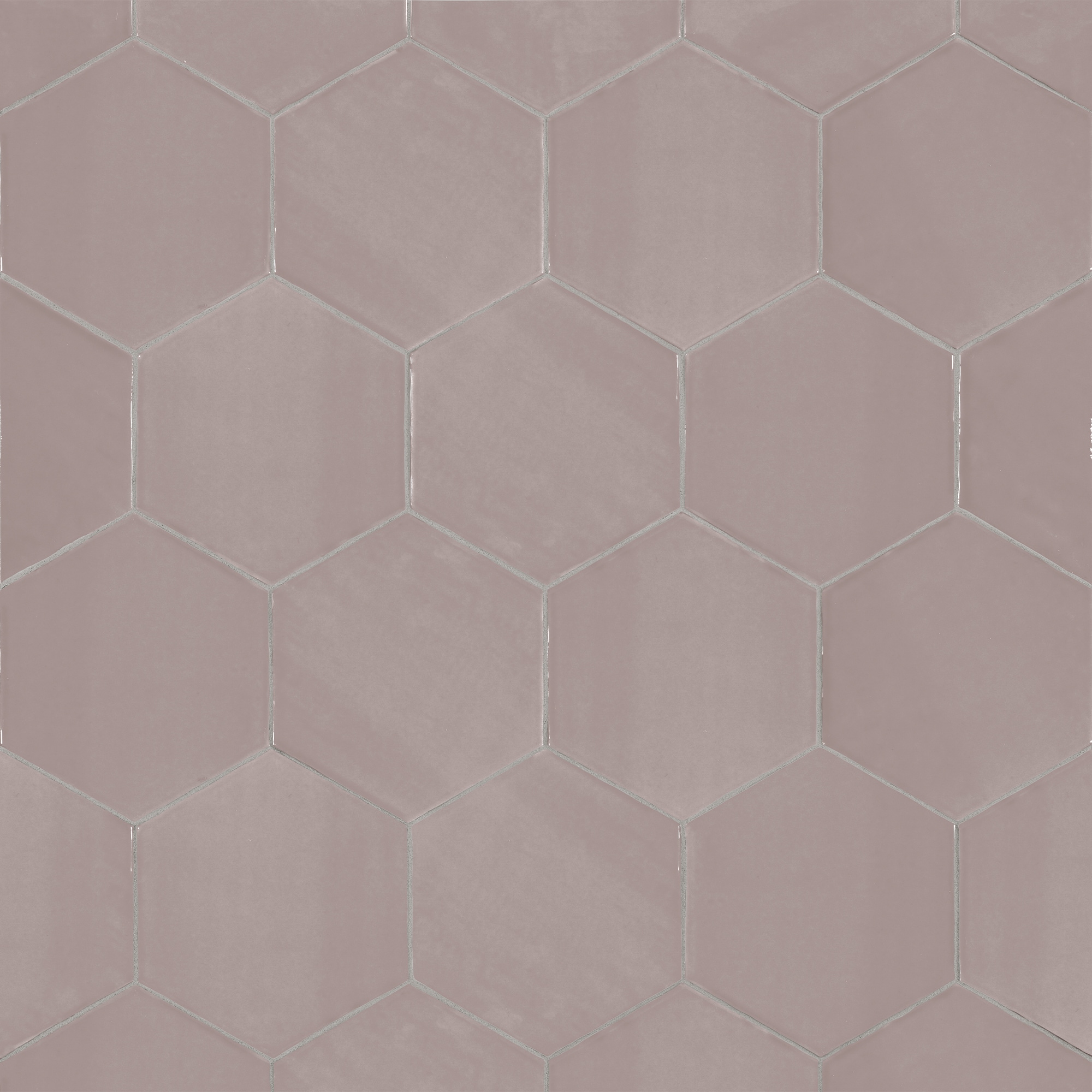 Anatolia 4000-0262-0 Teramoda Petal 6-in x 6-in Glossy Ceramic Subway Hexagon Wall Tile (6.67-sq. ft/ Carton)
