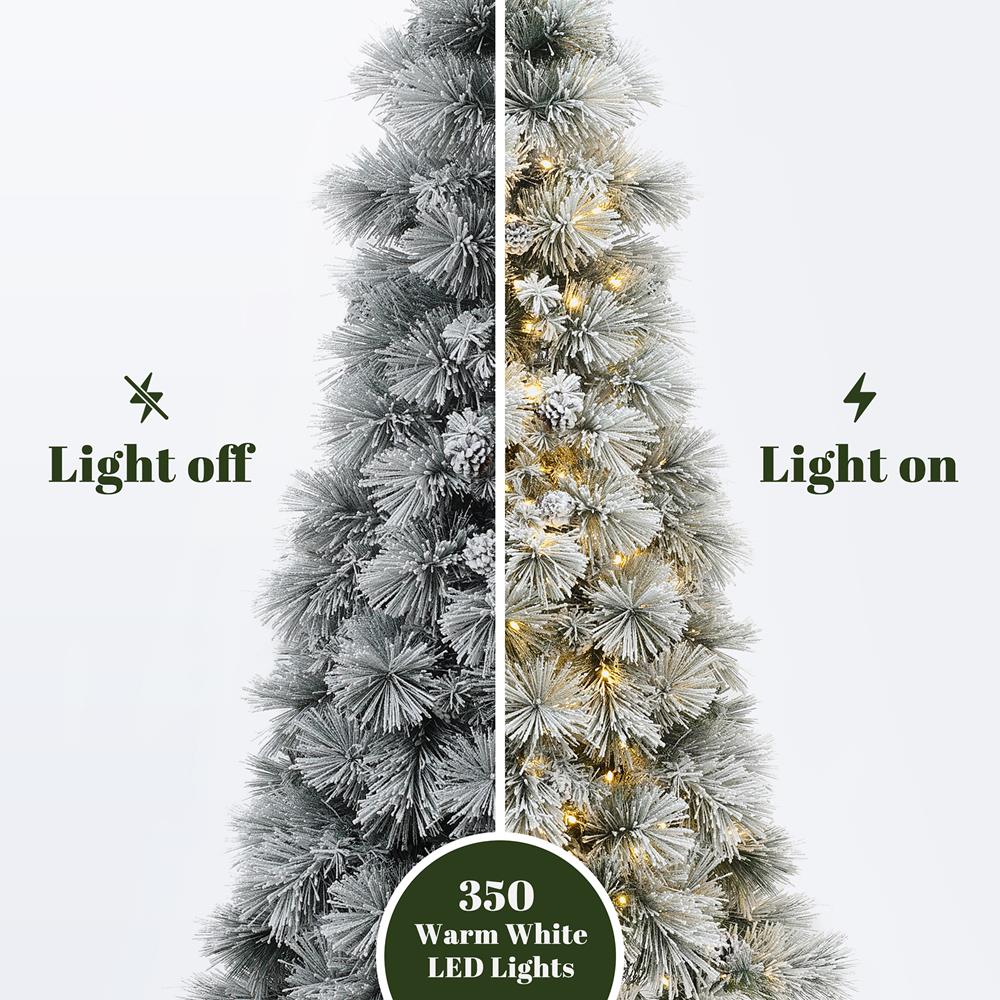 LuxenHome WHAP2606 Artificial-Christmas-Trees - View #3