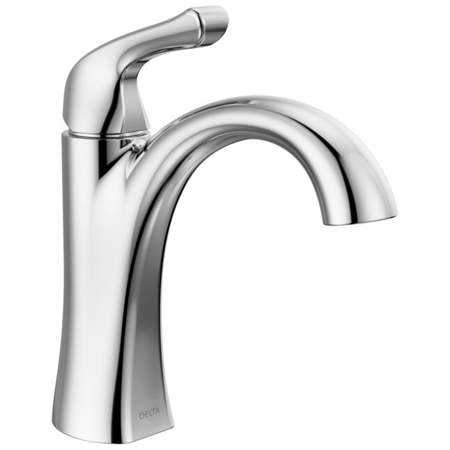 Delta Arvo Chrome 1 Handle Single Hole Watersense Bathroom Sink Faucet With Drain Deck Plate In The Faucets Department At Com - How To Remove A 3 Hole Delta Bathroom Faucet