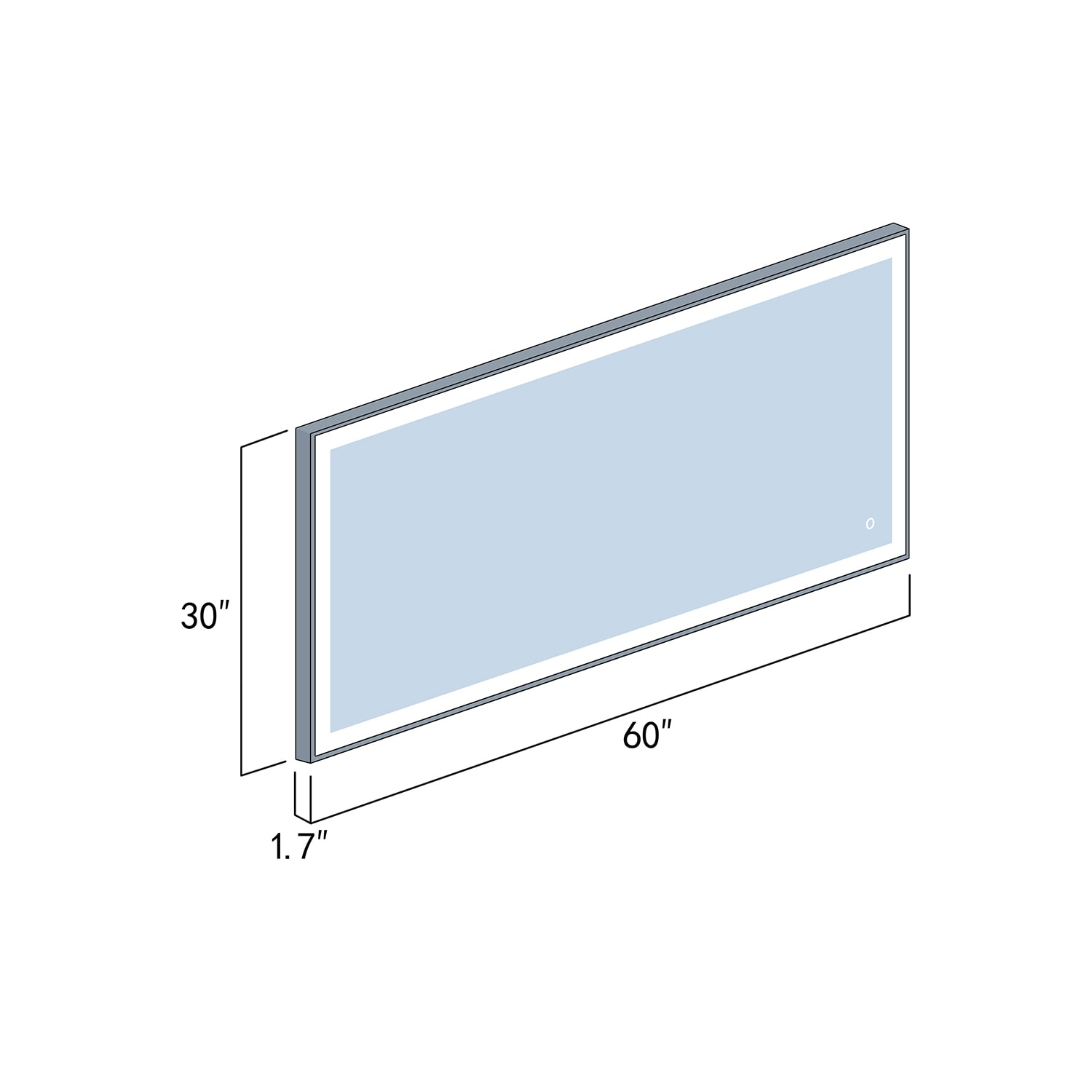 Vinnova 814060R-LED-GF Framed-Bath-Mirrors - View #8
