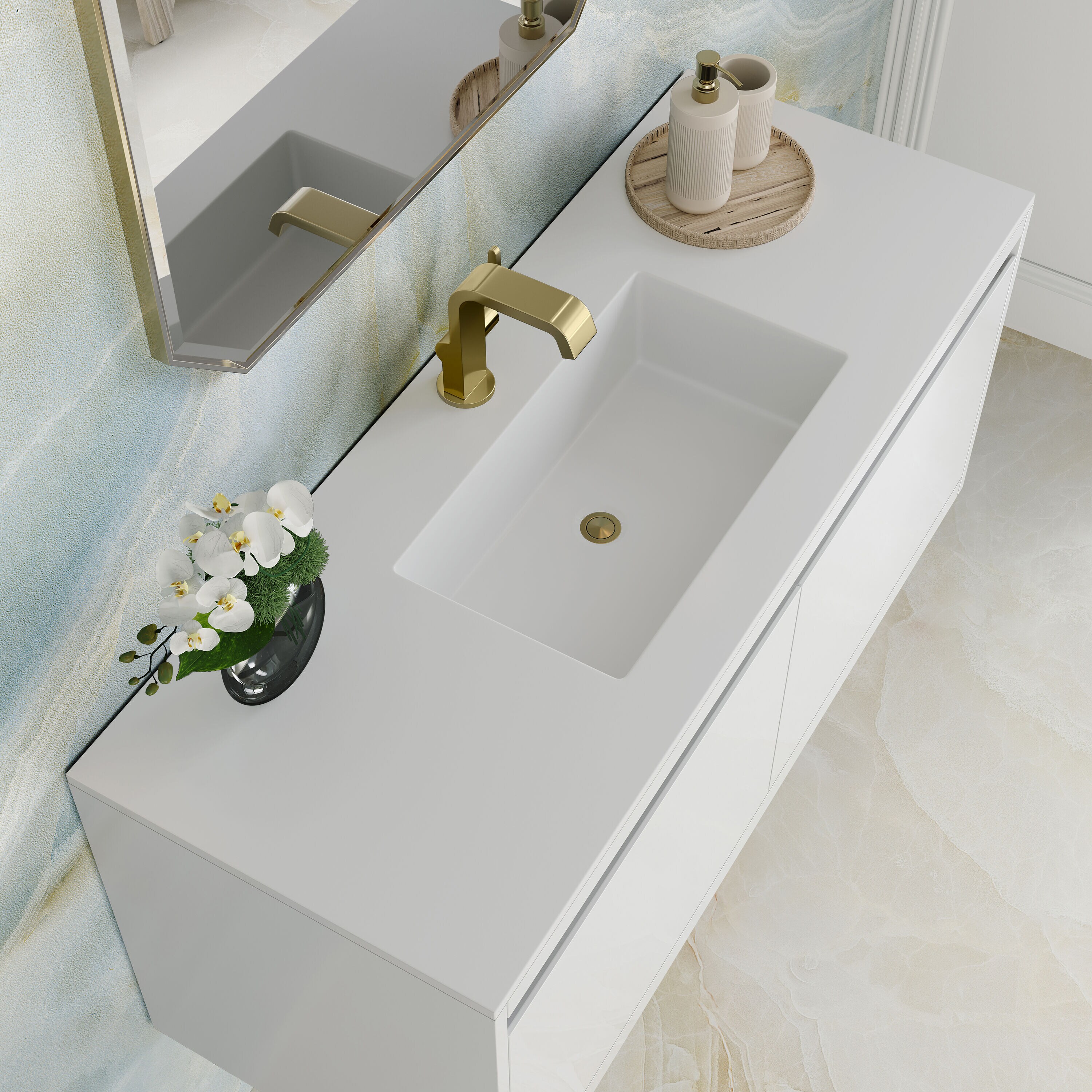 James Martin Vanities 805-V47.3-GW-CB-GW Bath-Vanity-Combo - View #7