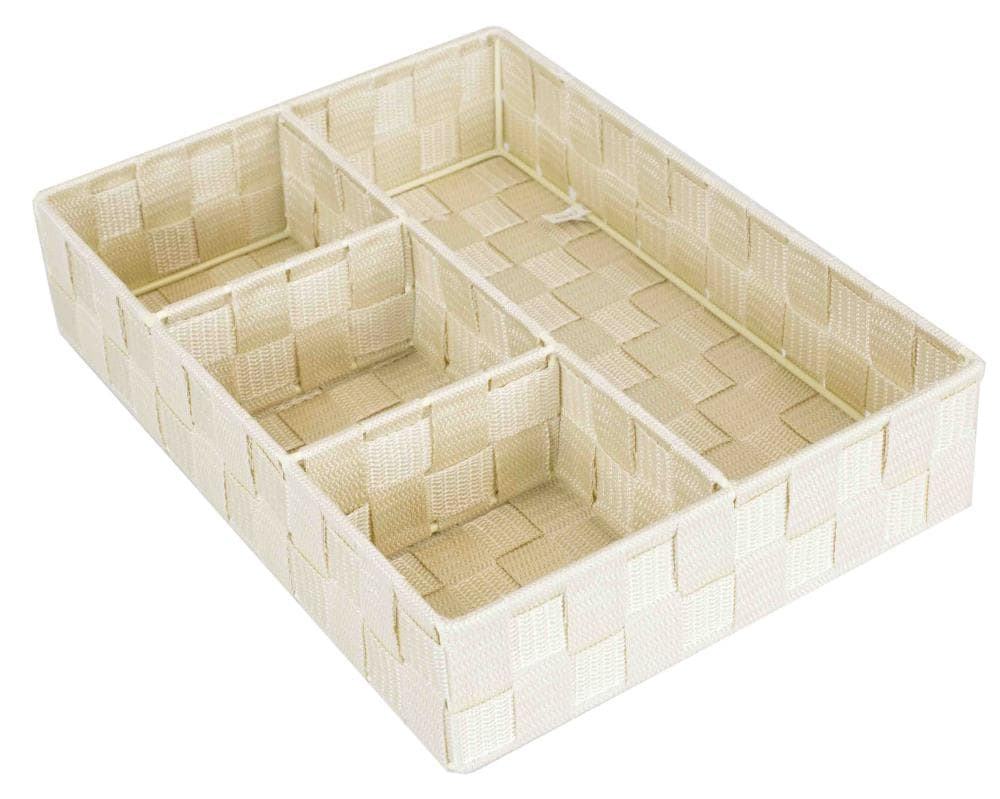 KOHLER Bamboo Twill Bathroom Vanity Drawer Organizer (8.75-in x 3-in) in  the Bathroom Vanity Accessories department at