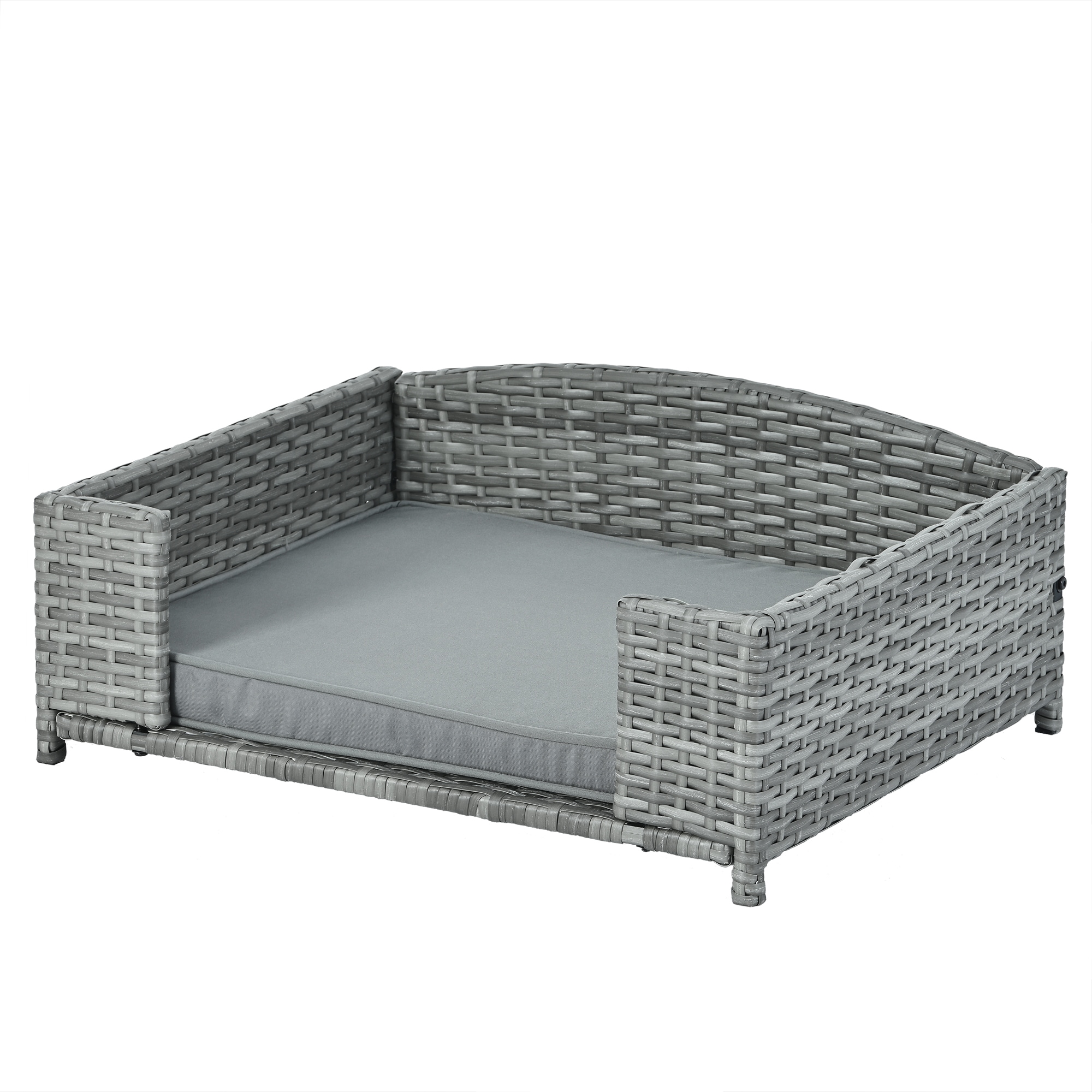 Gaierptone CRX05Z6LHF8 Rectangular Gray Polyester Sofa Small (11 - 25 lbs.)