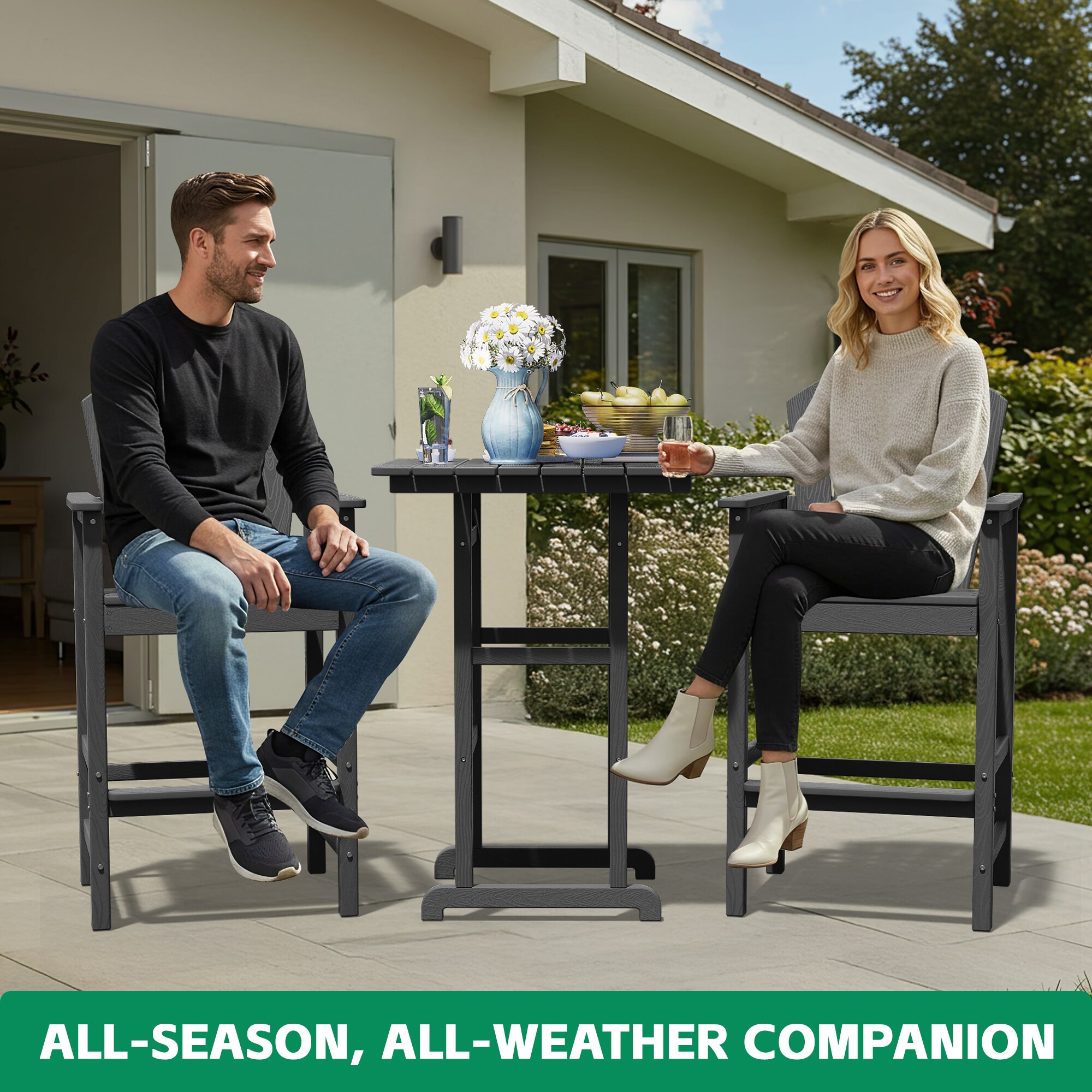 VOUA QWGBY3JT-GY Patio-Conversation-Sets - View #8