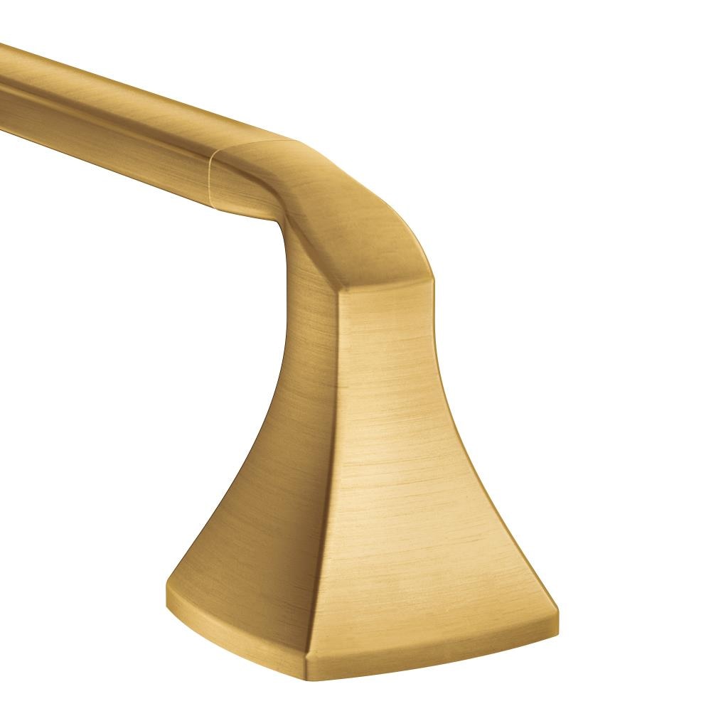 Moen Voss 18-in Brushed Gold Wall Mount Single Towel Bar