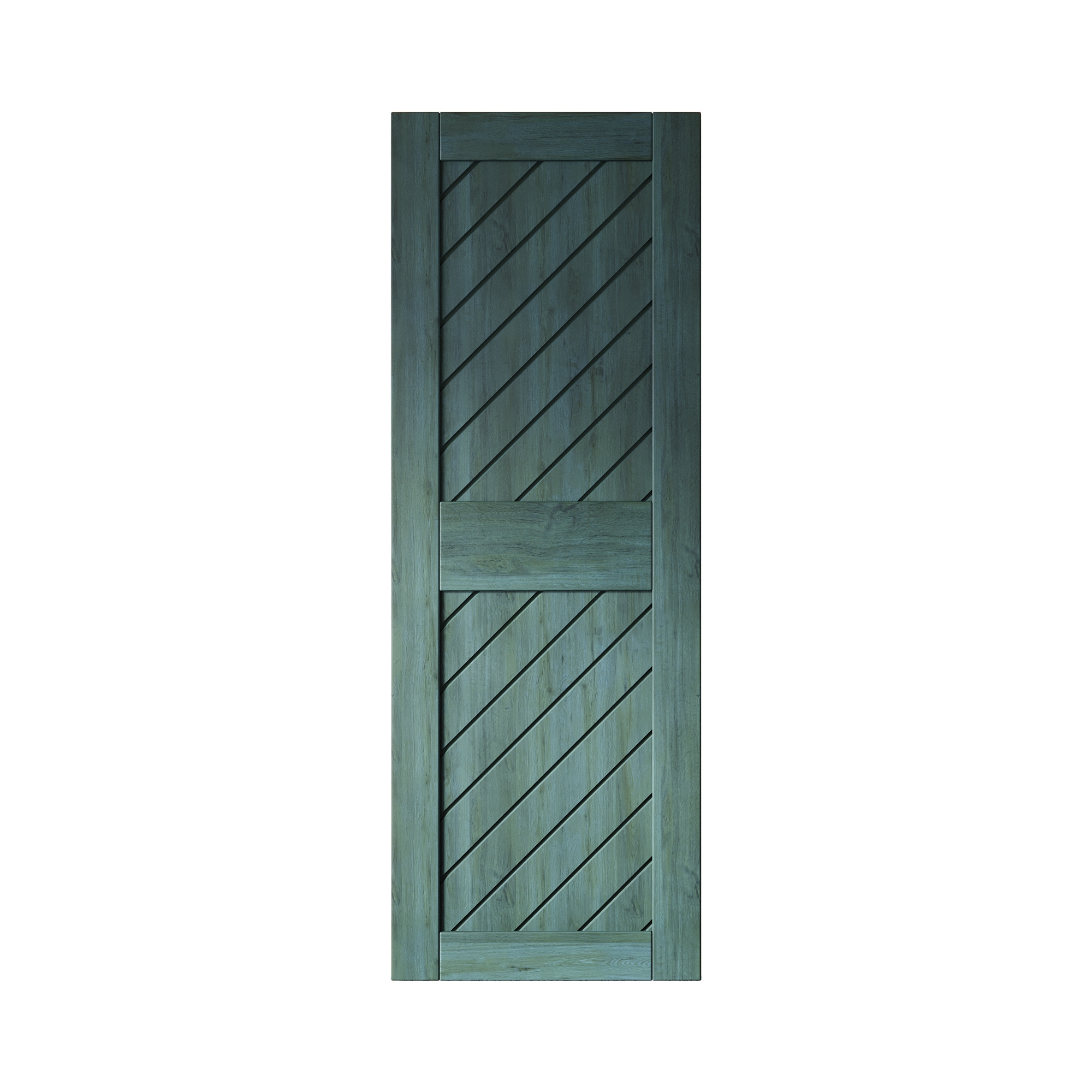 HOMACER XT1-2684-RP 26-in x 84-in Royal Pine Prefinished Non-standard Pine Wood Solid core Single Barn Door (Hardware Not Included)