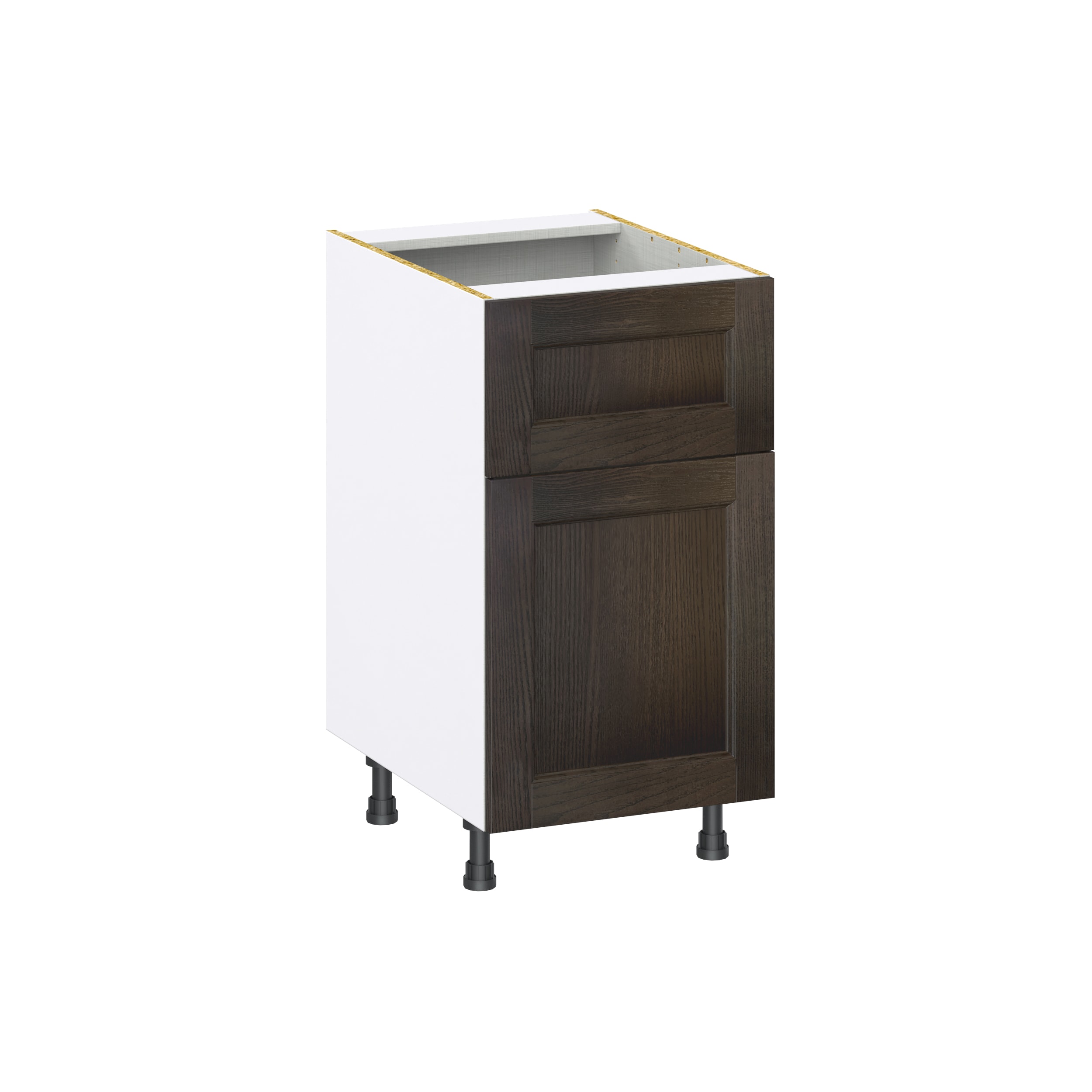 Hugo&Borg DSB18A(L/R)-MO Montclaire 18-in W x 34.5-in H x 25-in D Wood Base Fully assembled Cabinet (Recessed Panel Shaker)