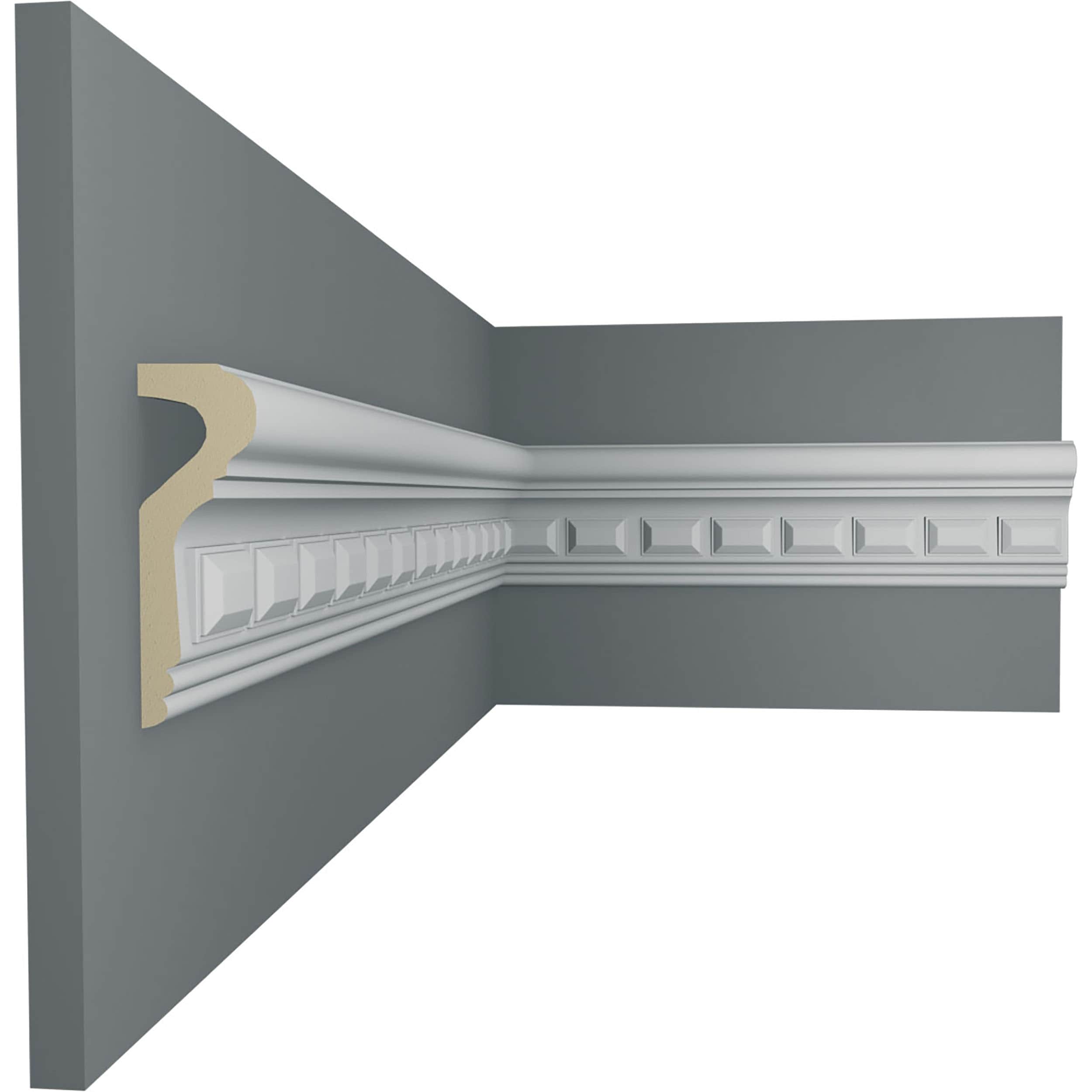 Ekena Millwork CHA03X01BL Chair-Rail-Moulding - View #5